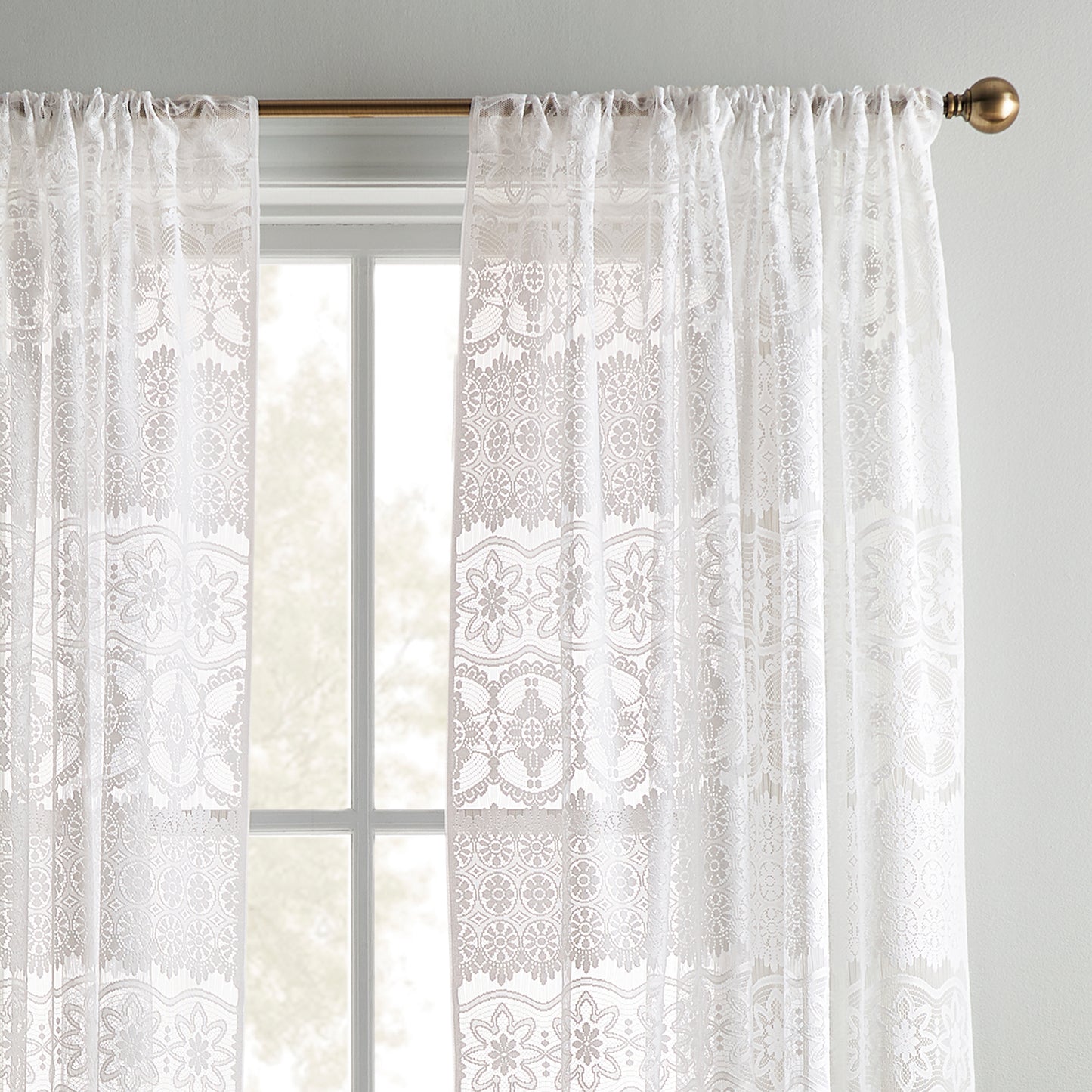 Curtainworks Boho Lace Curtain Panel