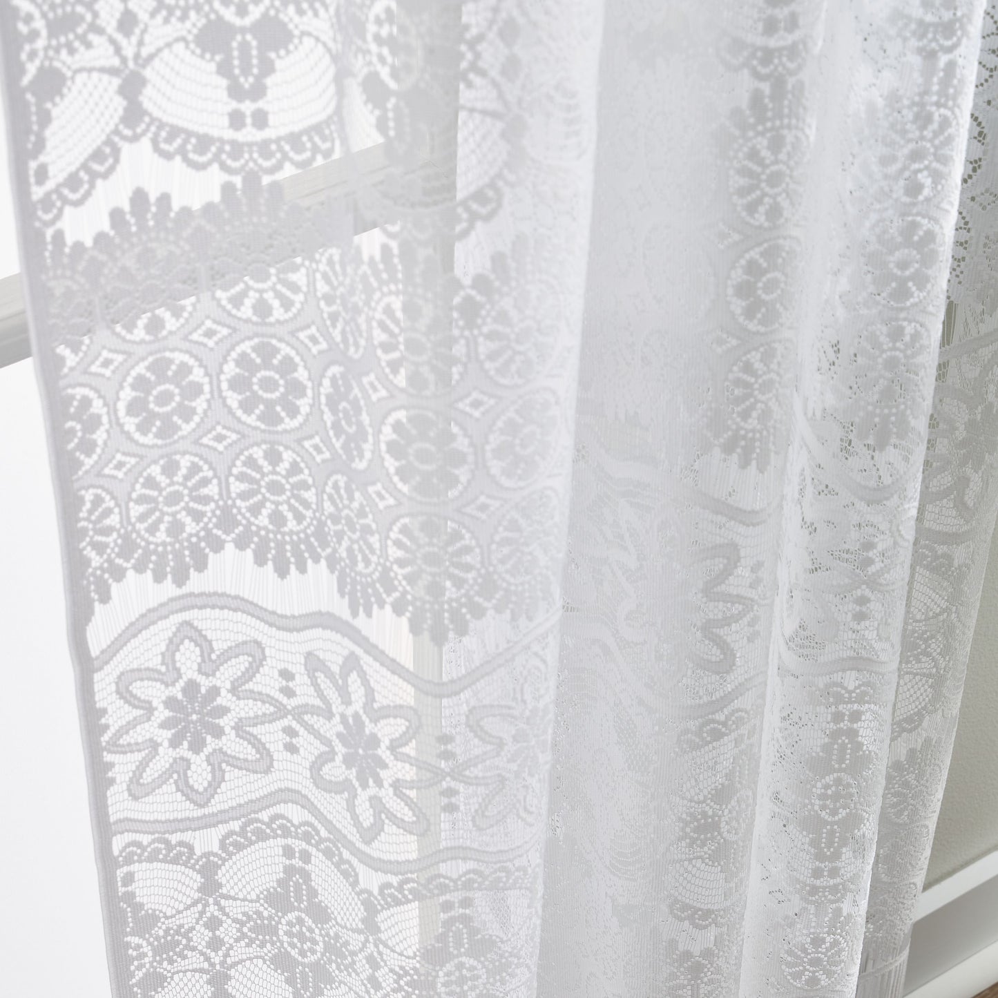 Peri Home Boho Lace Curtain Panel
