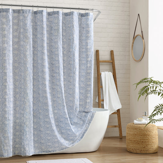 Peri Home Ikat Eyelet Shower Curtain