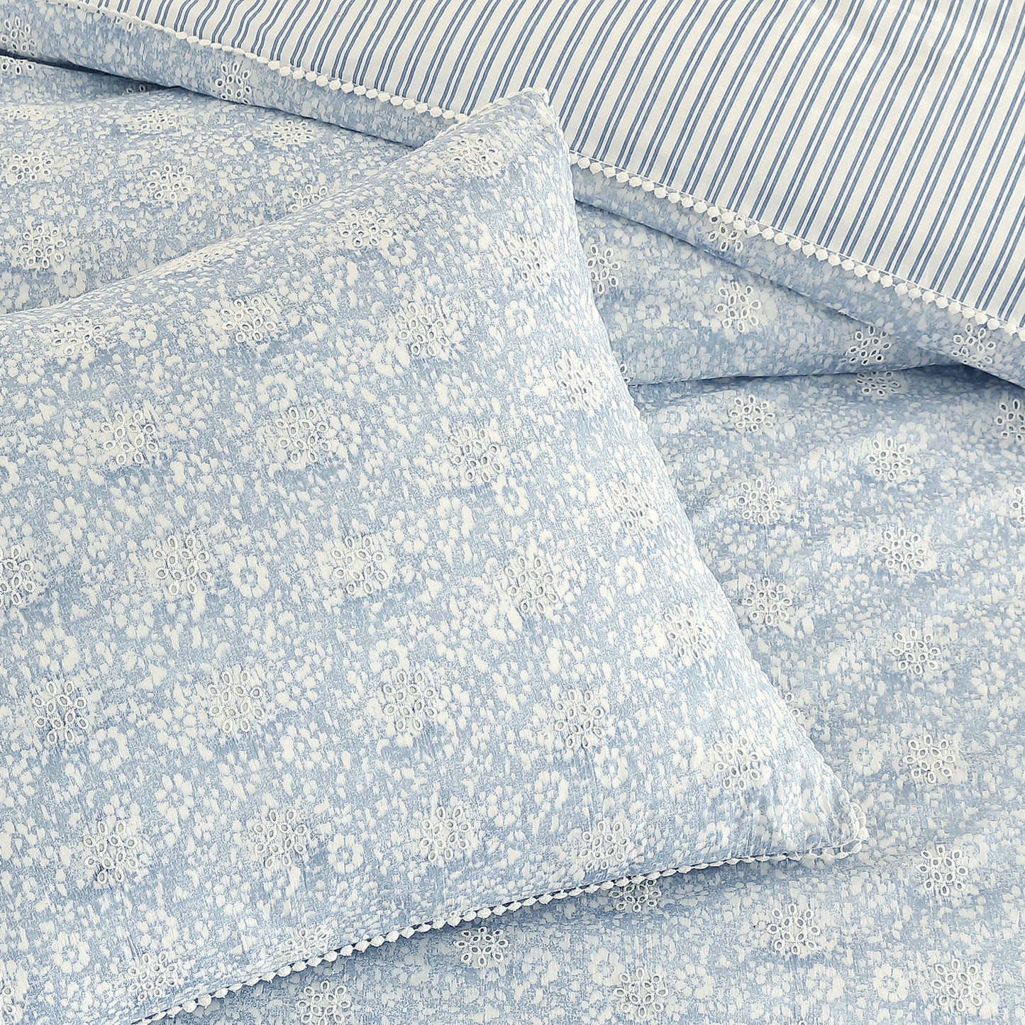 Peri Home Ikat Eyelet Duvet Set