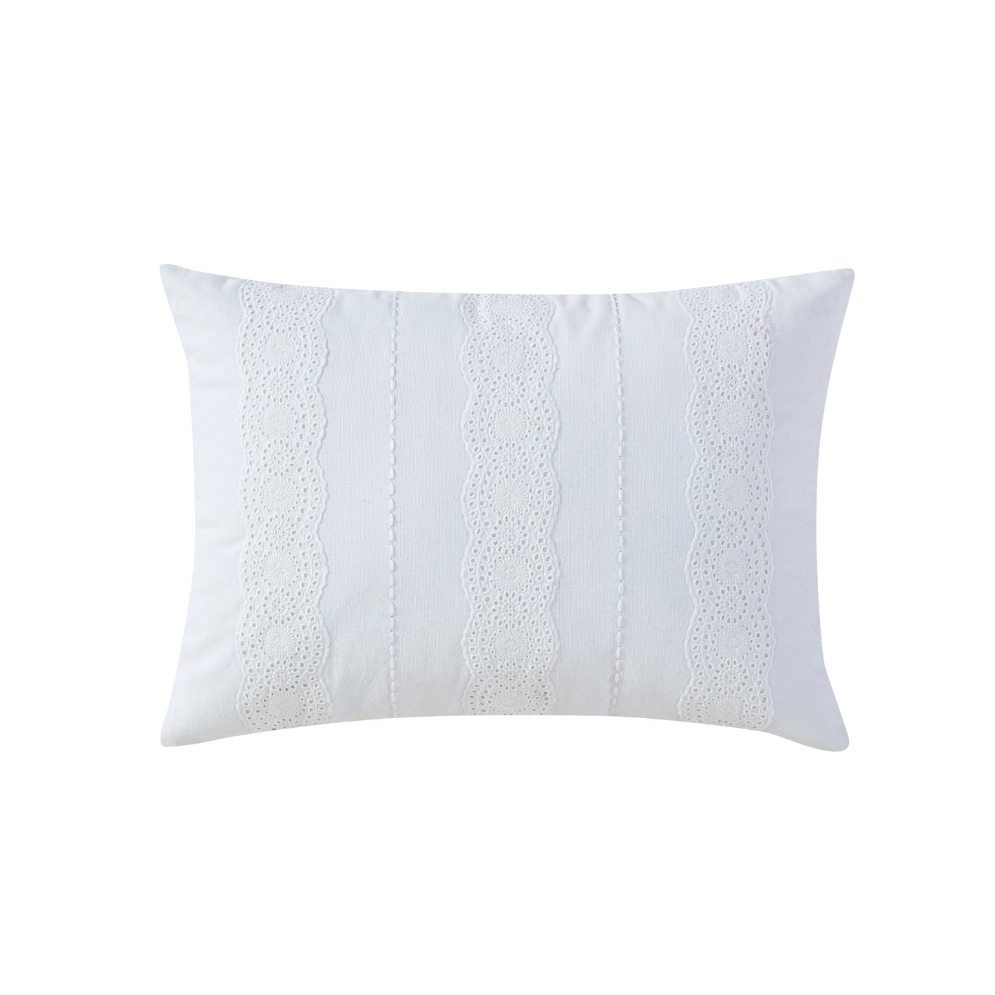 Peri Home Linen Eyelet Decorative Pillow