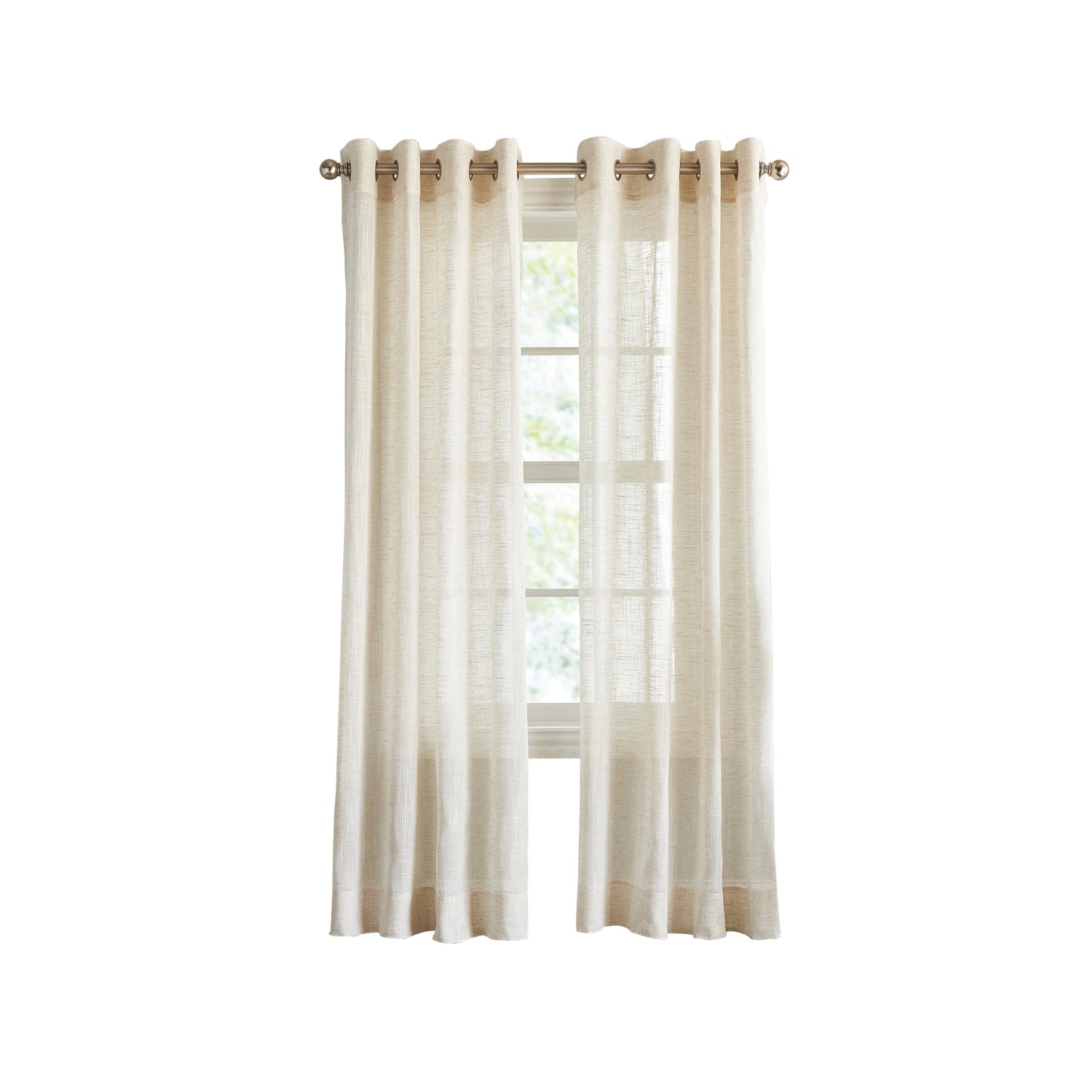 DKNY Classic Linen Grommet Curtains