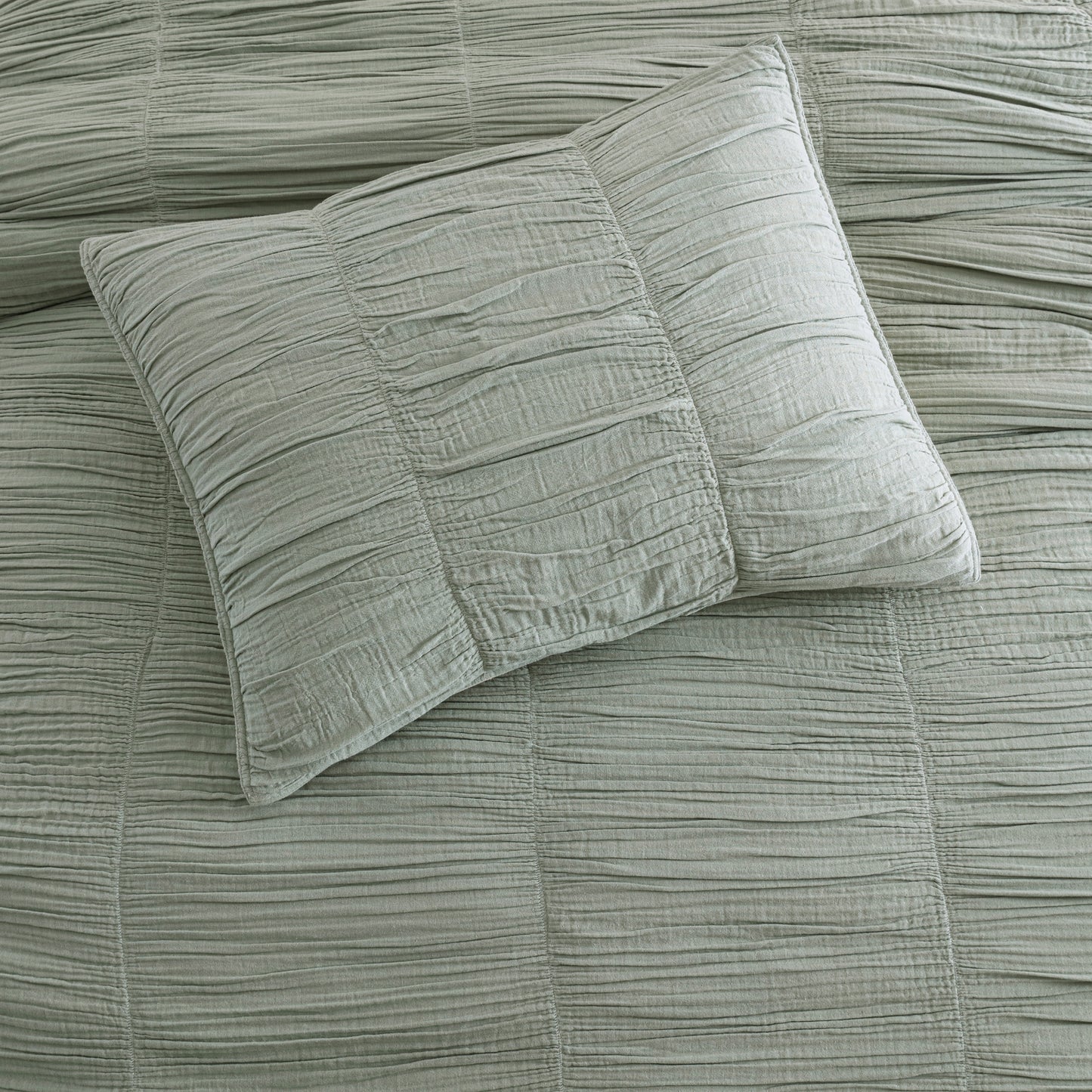 DKNY PURE Ruched Gauze Comforter Set