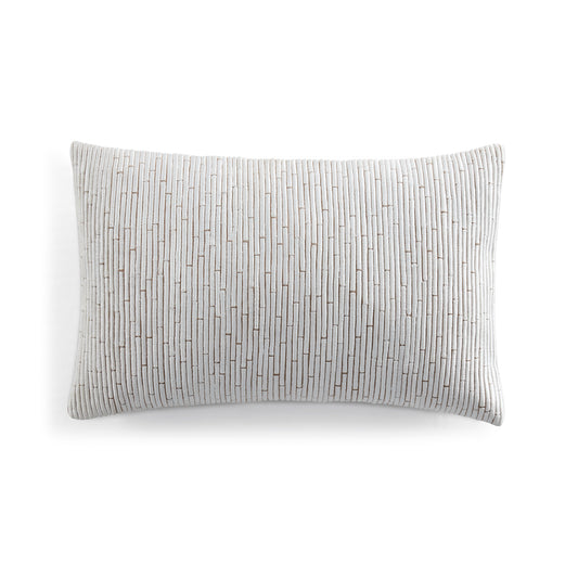 Donna Karan Embroidered Block Decorative Pillow