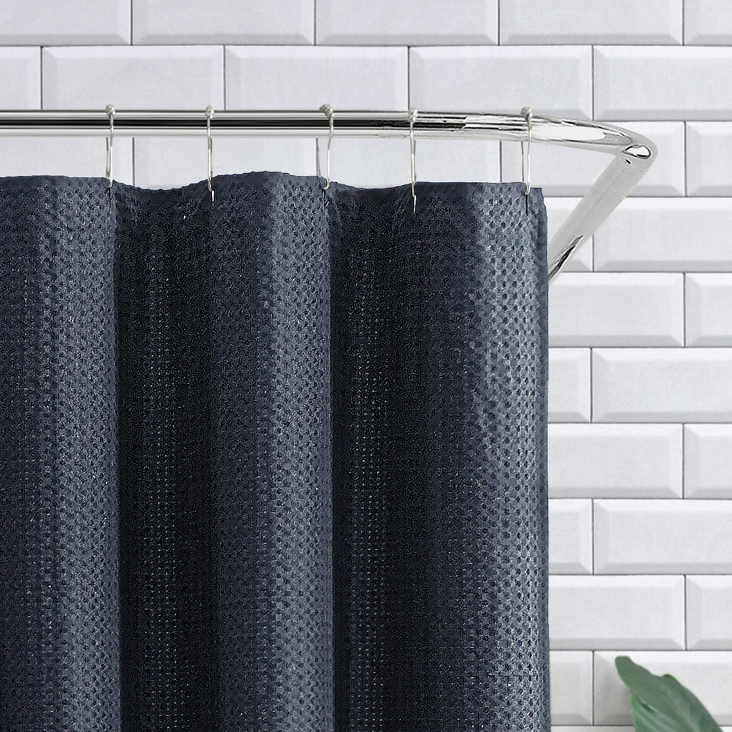 DKNY Modern Waffle Shower Curtain