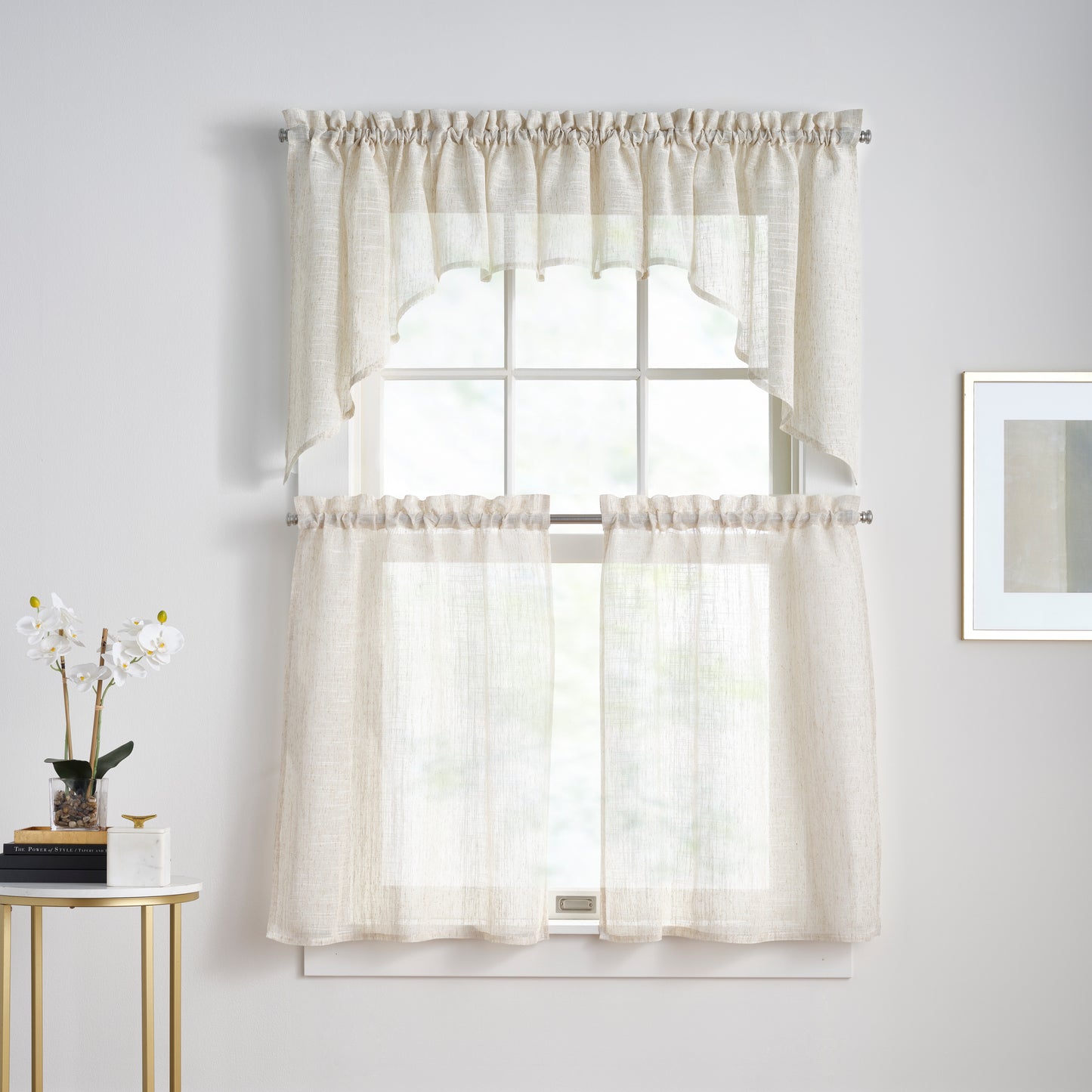 DKNY Classic Linen Grommet Curtains