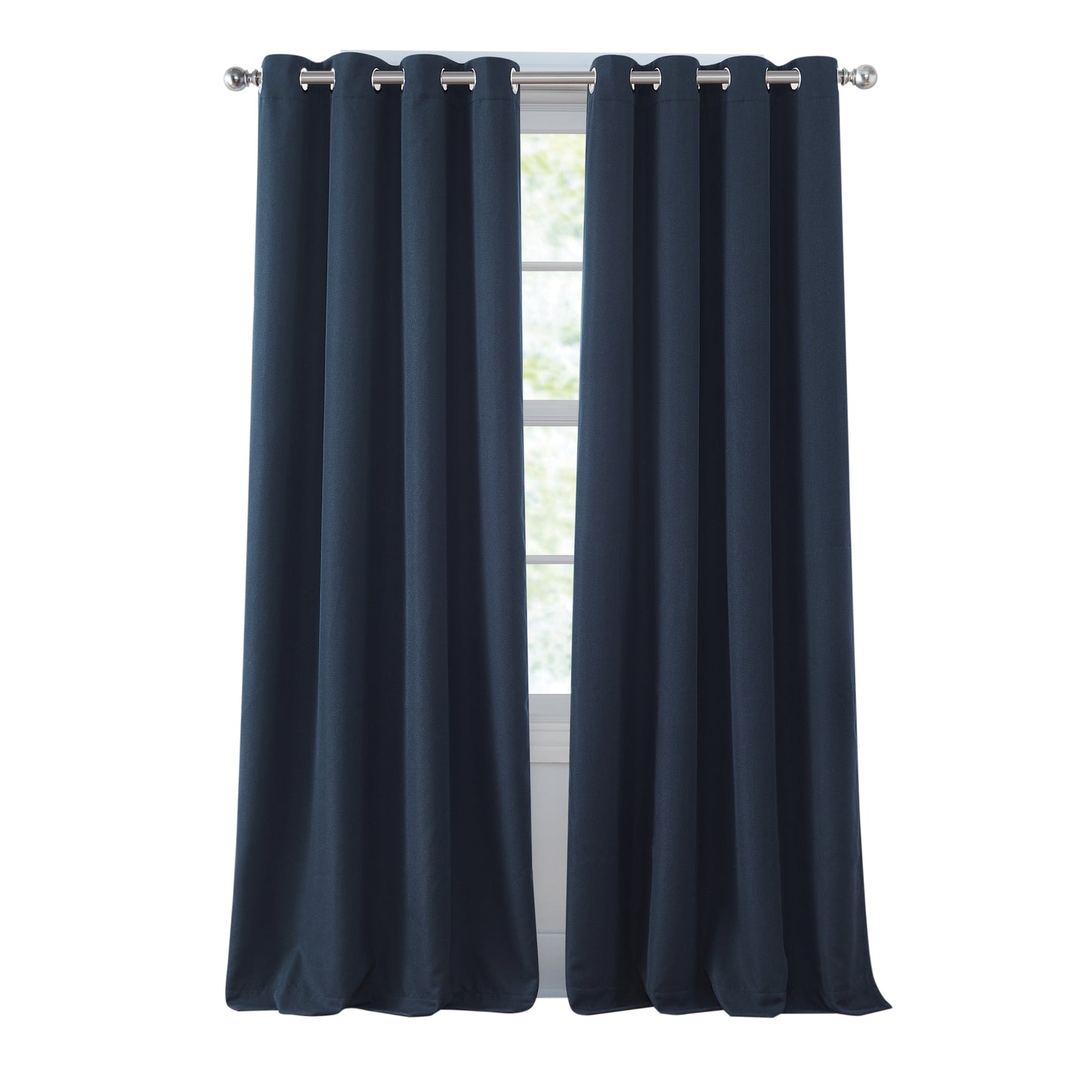 Tommy Hilfiger Kingston Grommet Lined, Set of 2 Curtain Panels