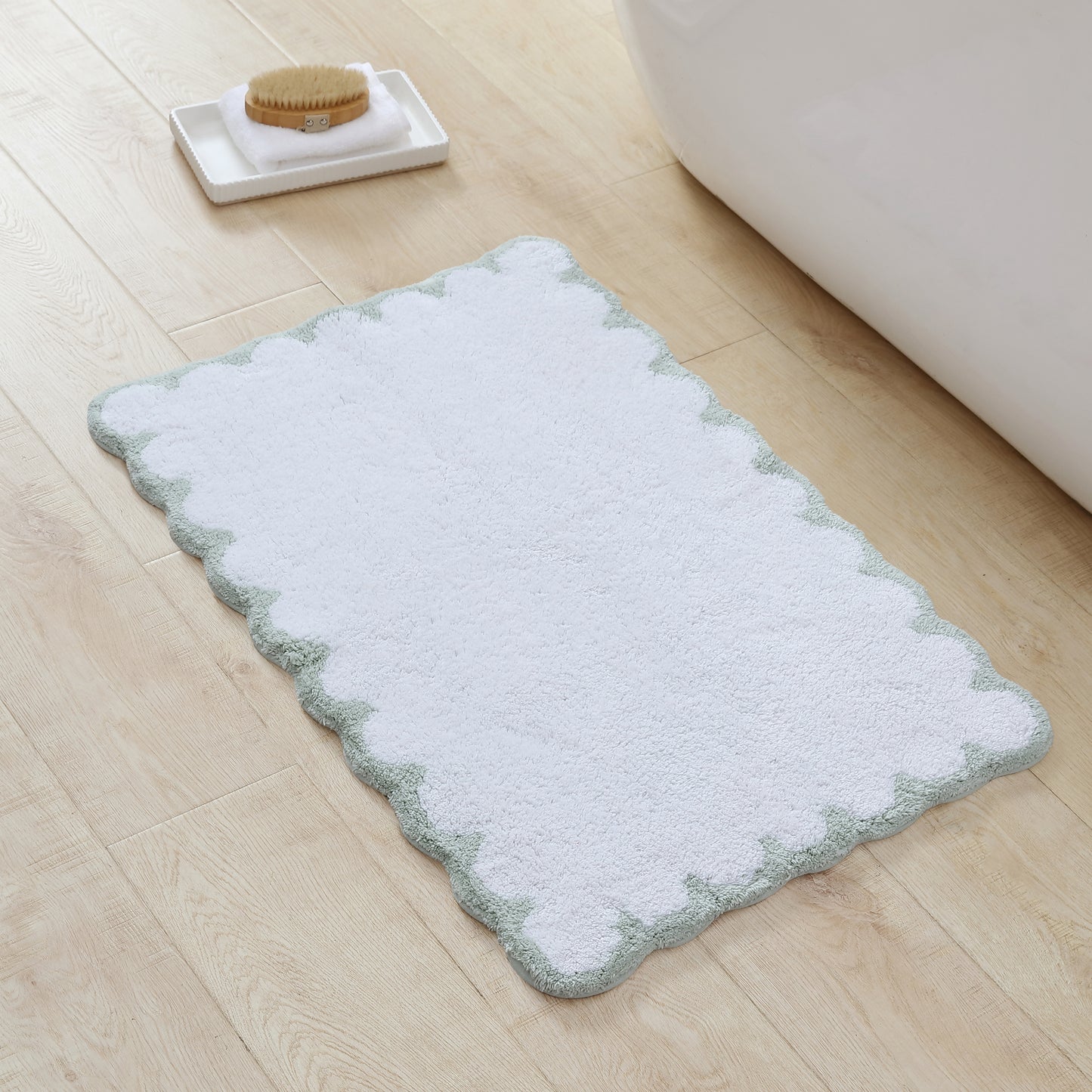 Peri Home Scallop Bath Rug