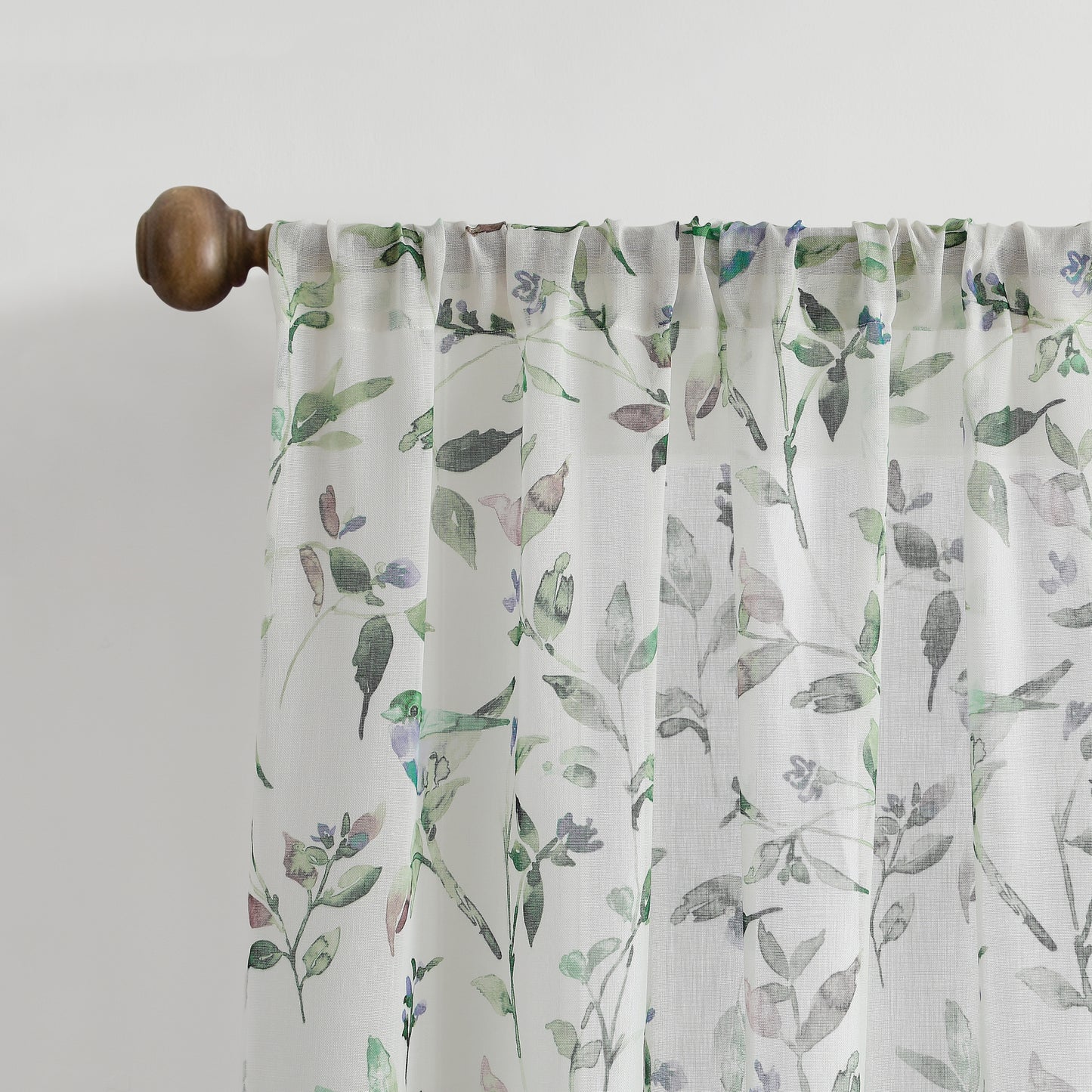 Martha Stewart Kensington Garden Print Curtain Panel Pair