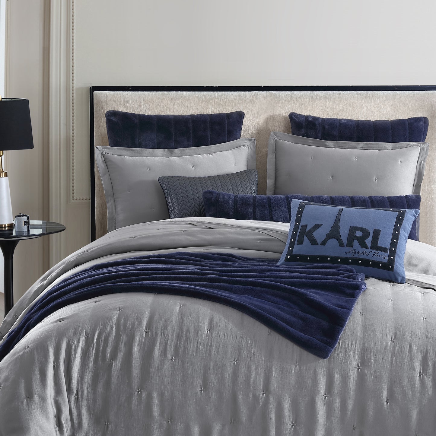 KARL LAGERFELD PARIS Silky Cloud Lightweight Comforter Set Collection