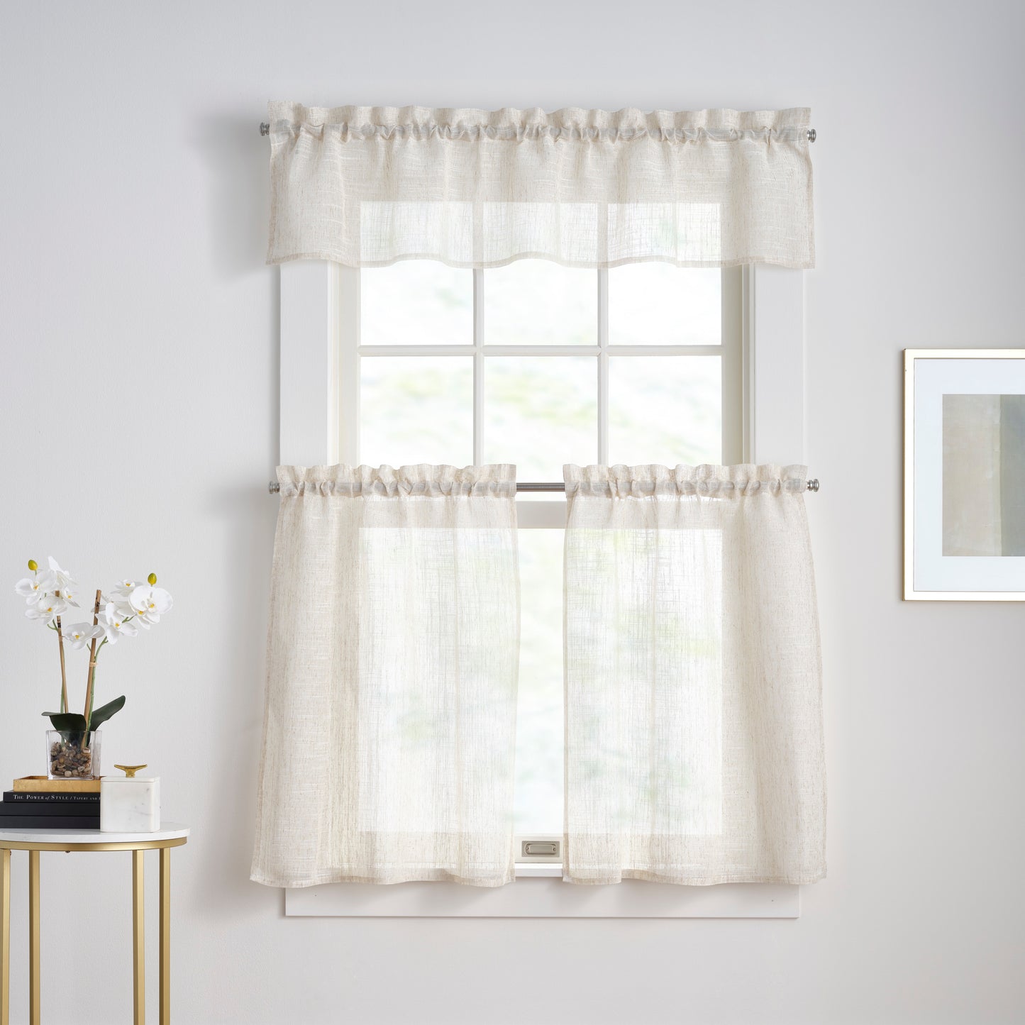 DKNY Classic Linen Grommet Curtains