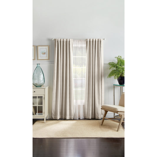 Martha Stewart Bedford Woven Plaid Blackout Curtain Panel Pair