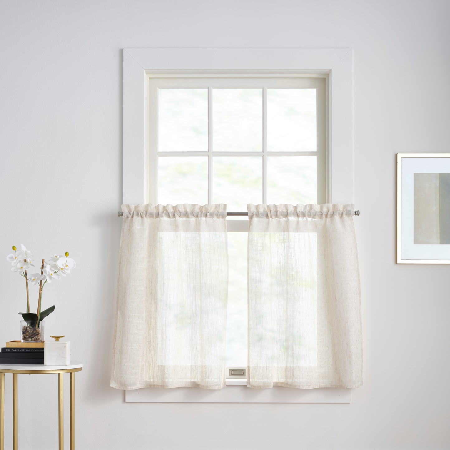 DKNY Classic Linen Grommet Curtains