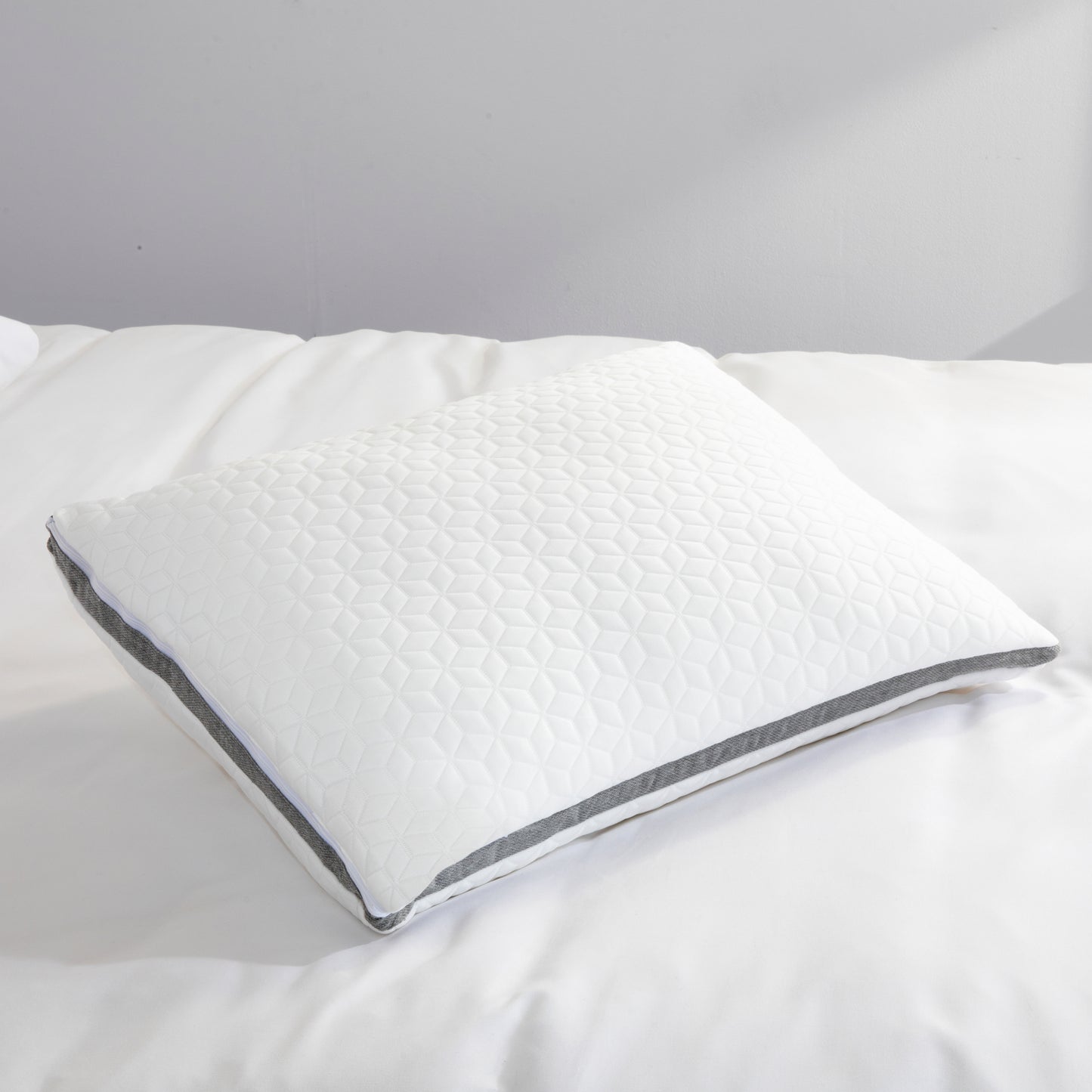 Christian McCaffrey for Brookstone Dual Comfort Cooling Pillow White