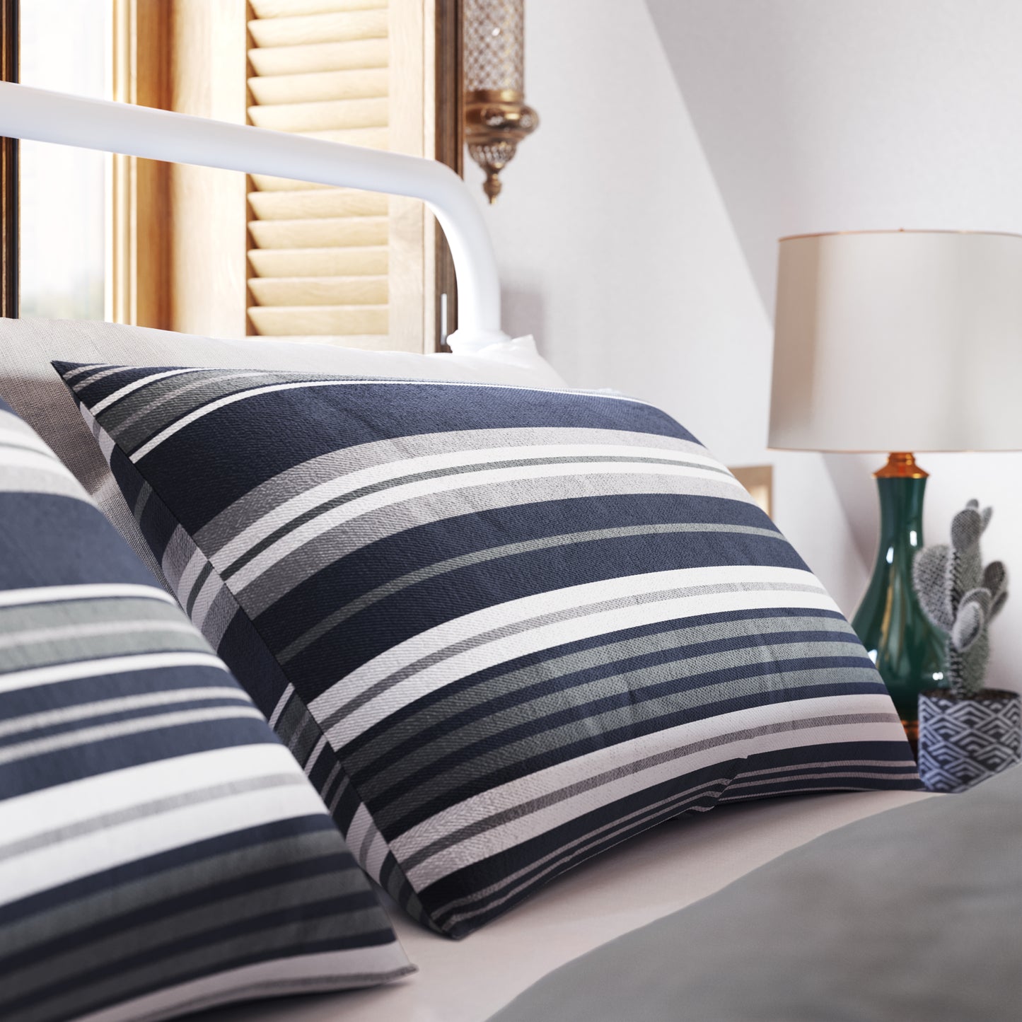 G.H. Bass & Co. Cypress Stripe Comforter Set