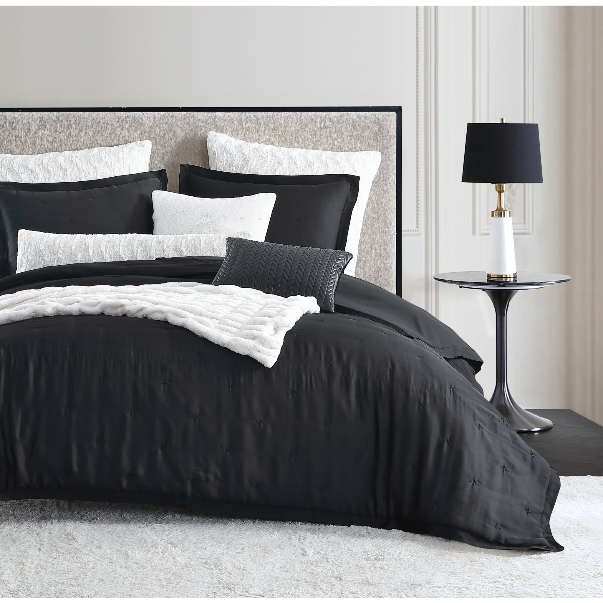 KARL LAGERFELD PARIS Silky Cloud Lightweight Comforter Set Collection