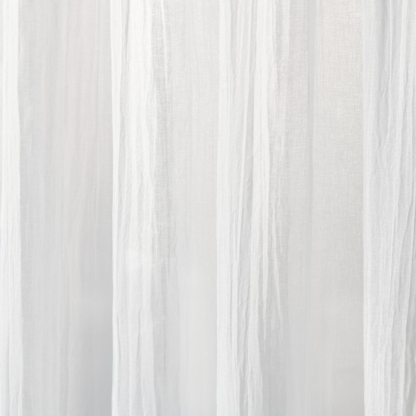 Martha Stewart Crinkle Sheer Curtain Poletop Panel Pair