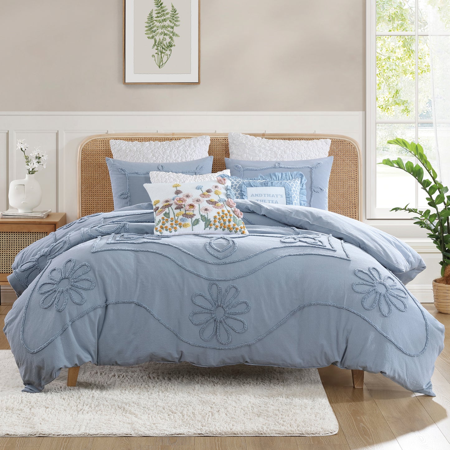 Peri Home Retro Scroll Comforter Set