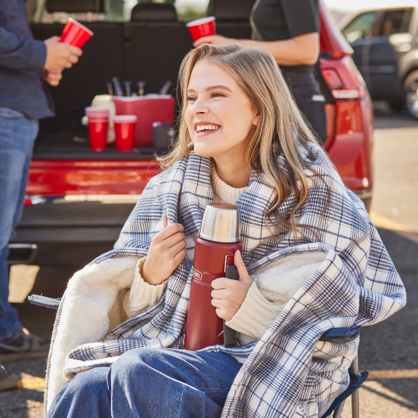 Christian McCaffrey for Brookstone Elite Stadium Blanket