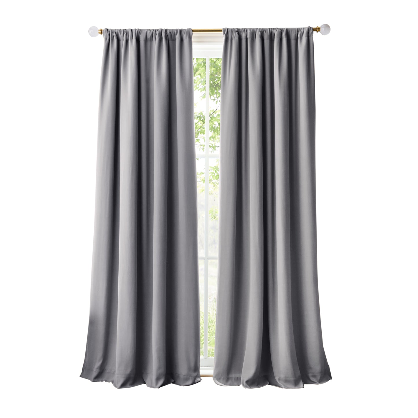 Karl Lagerfeld Paris Silky Cloud Blackout Lined, Set of 2 Curtain Panels