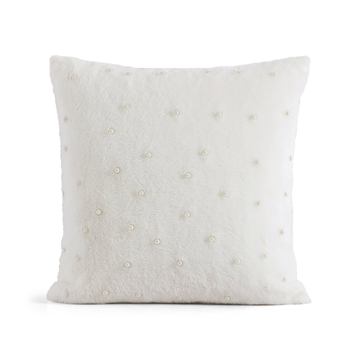 KARL LAGERFELD PARIS Faux Fur Pearl Decorative Pillow