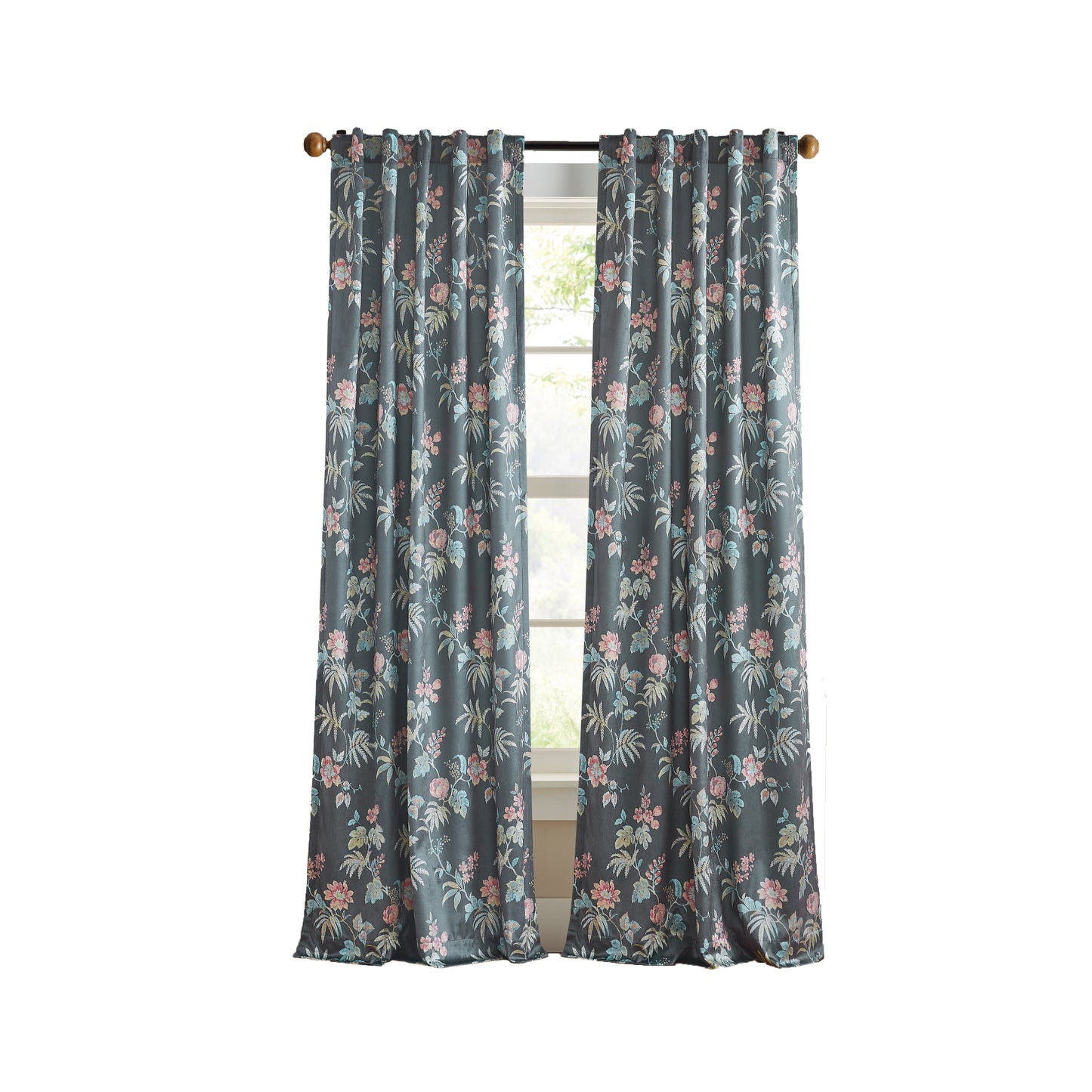 Martha Stewart Ms. Norah Room Darkening Curtain Panel Pair