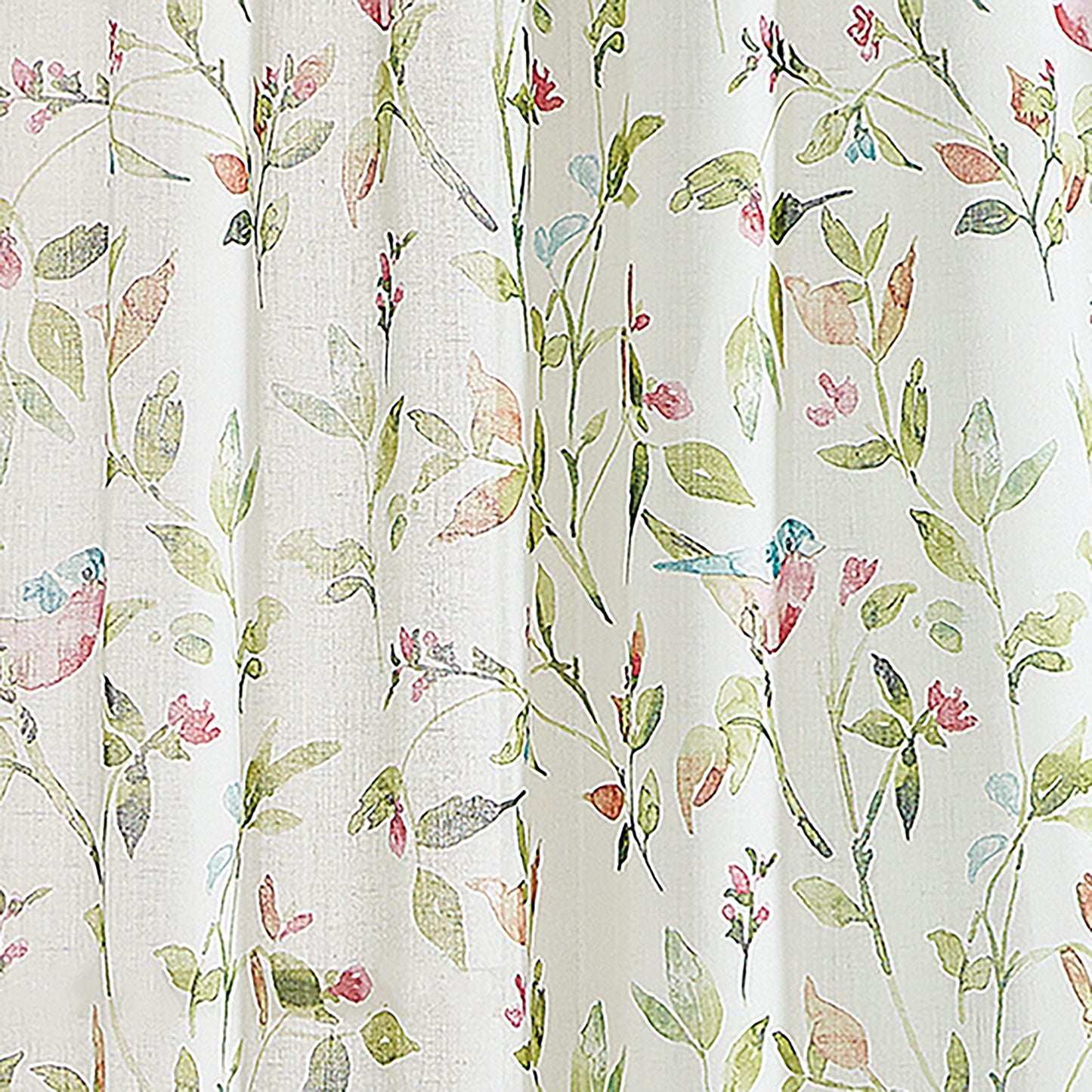 Martha Stewart Kensington Garden Print Curtain Panel Pair