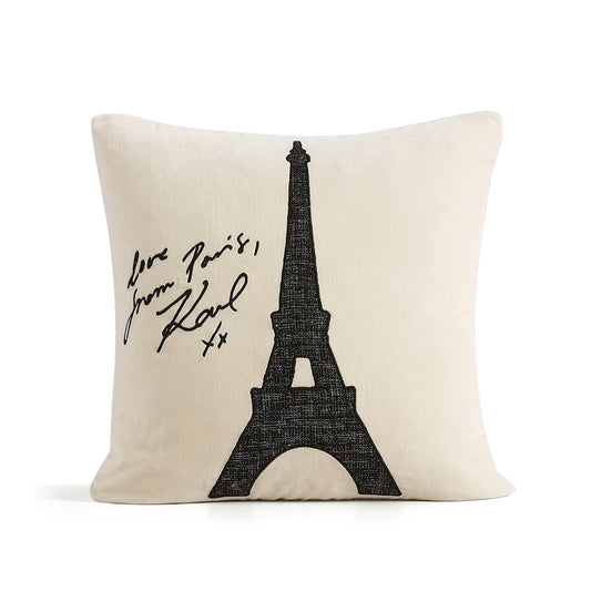 KARL LAGERFELD PARIS Love From Paris Decorative Pillow
