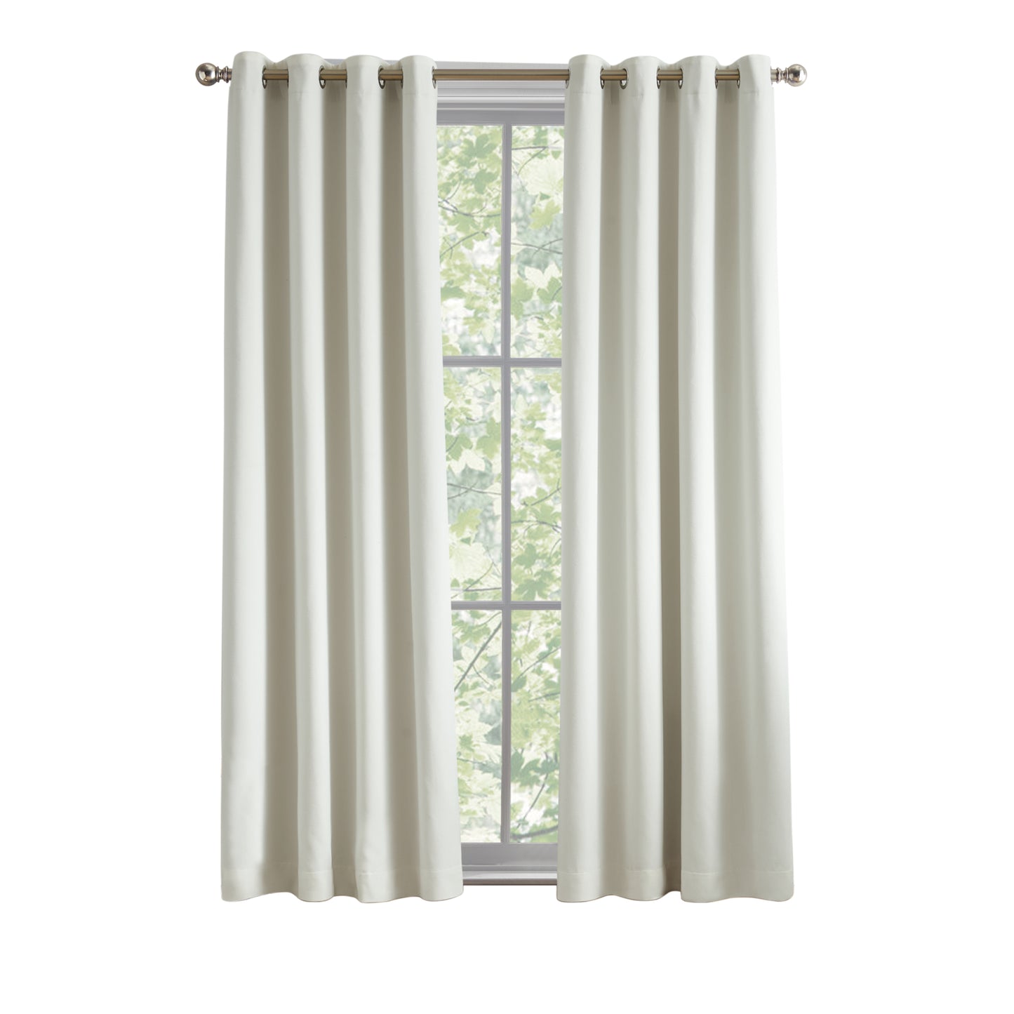 Tommy Hilfiger Kingston Grommet Lined, Set of 2 Curtain Panels