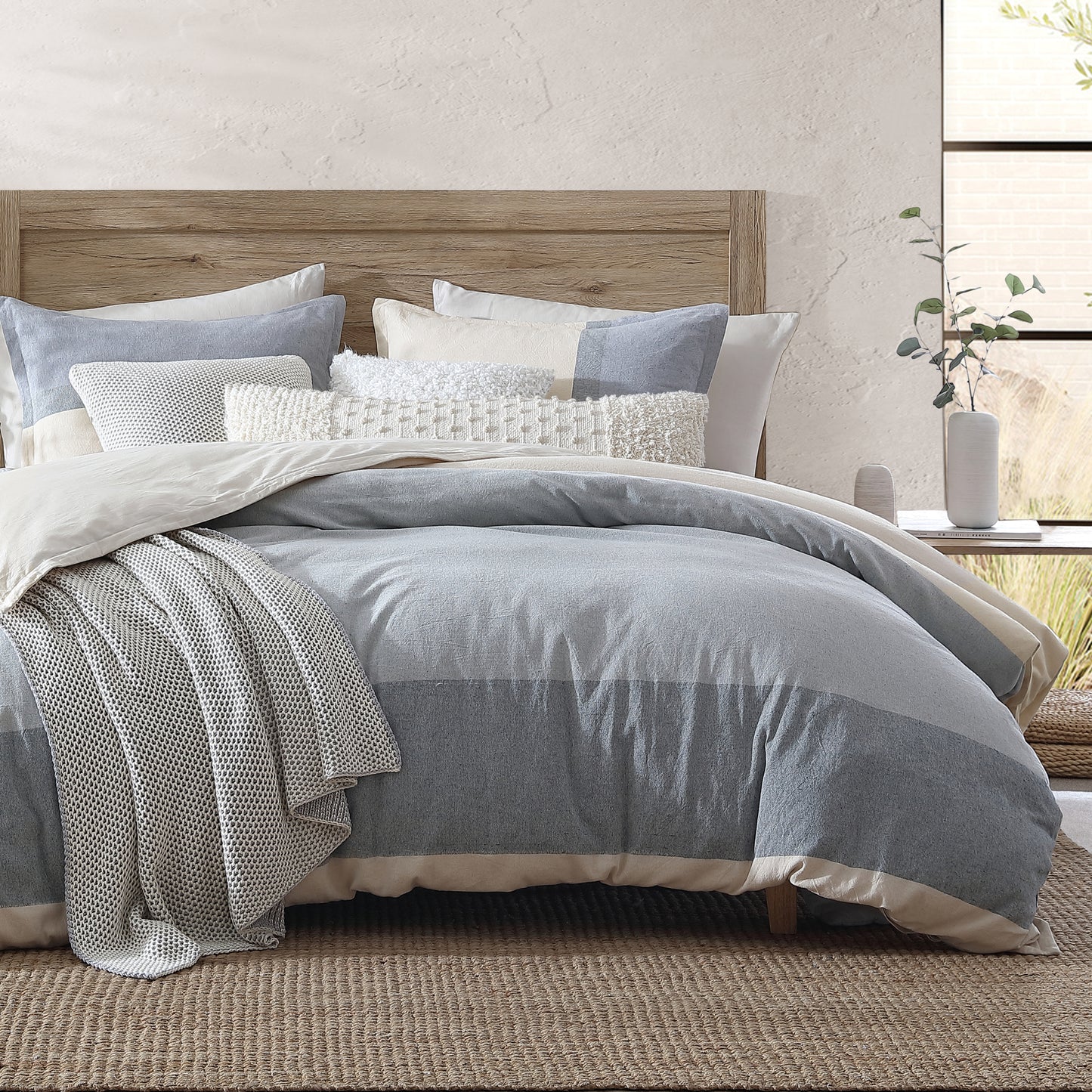 DKNY Pure Recycled Colorblock Comforter Set