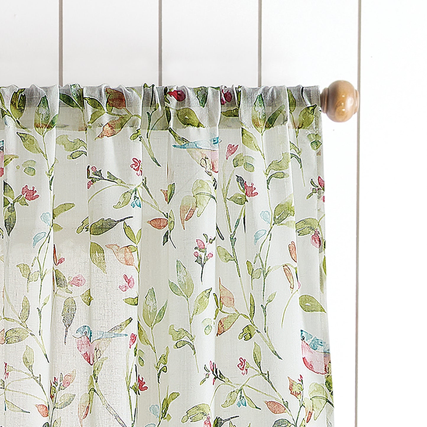 Martha Stewart Kensington Garden Print Curtain Panel Pair