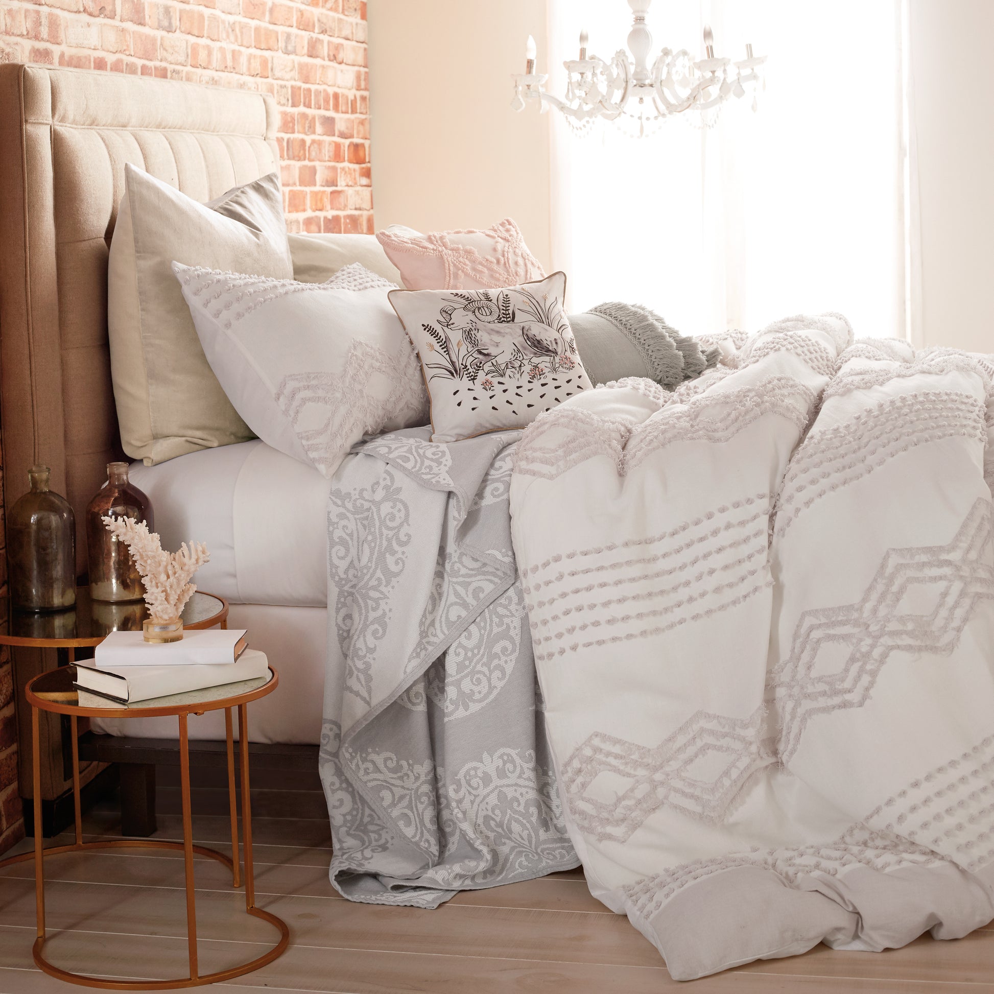 Peri Home Cut Geo Comforter Bedding Collection