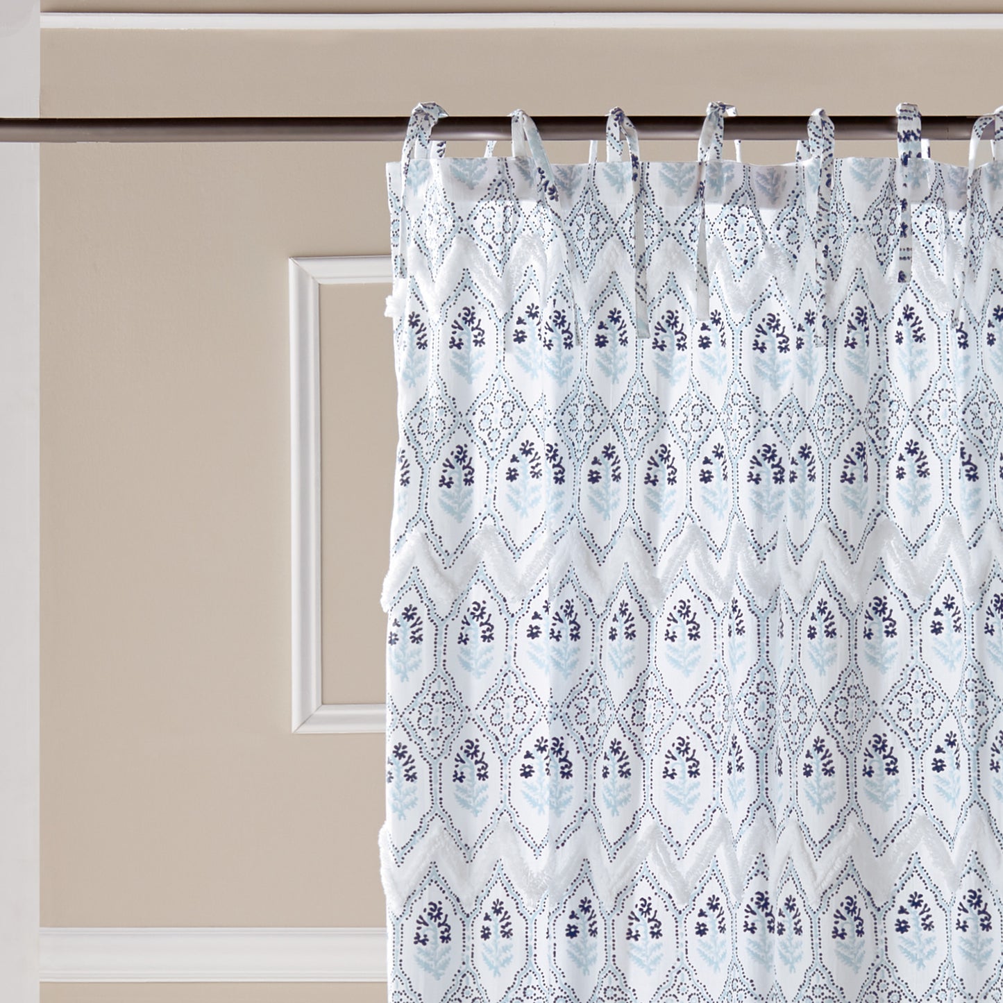 John Robshaw Sahasa Shower Curtain Collection blue
