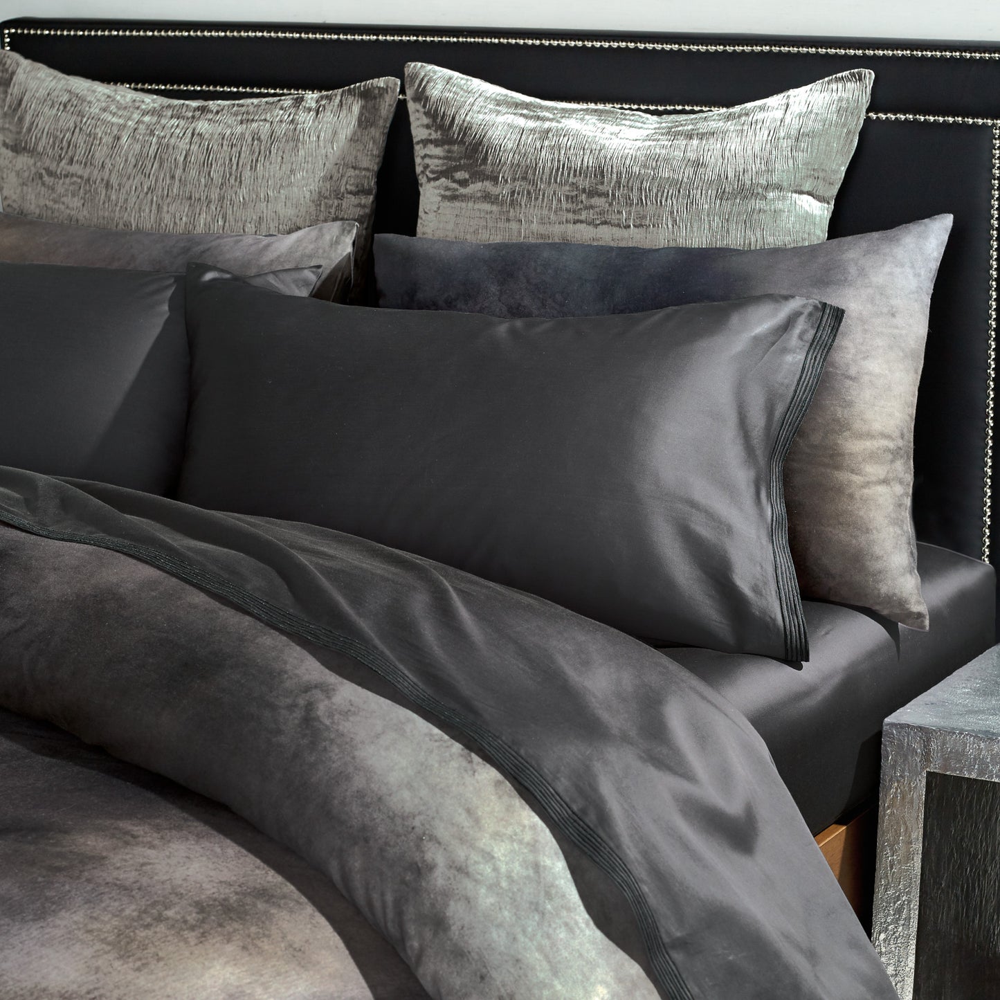 Michael Aram Enchanted Sheet Collection Charcoal