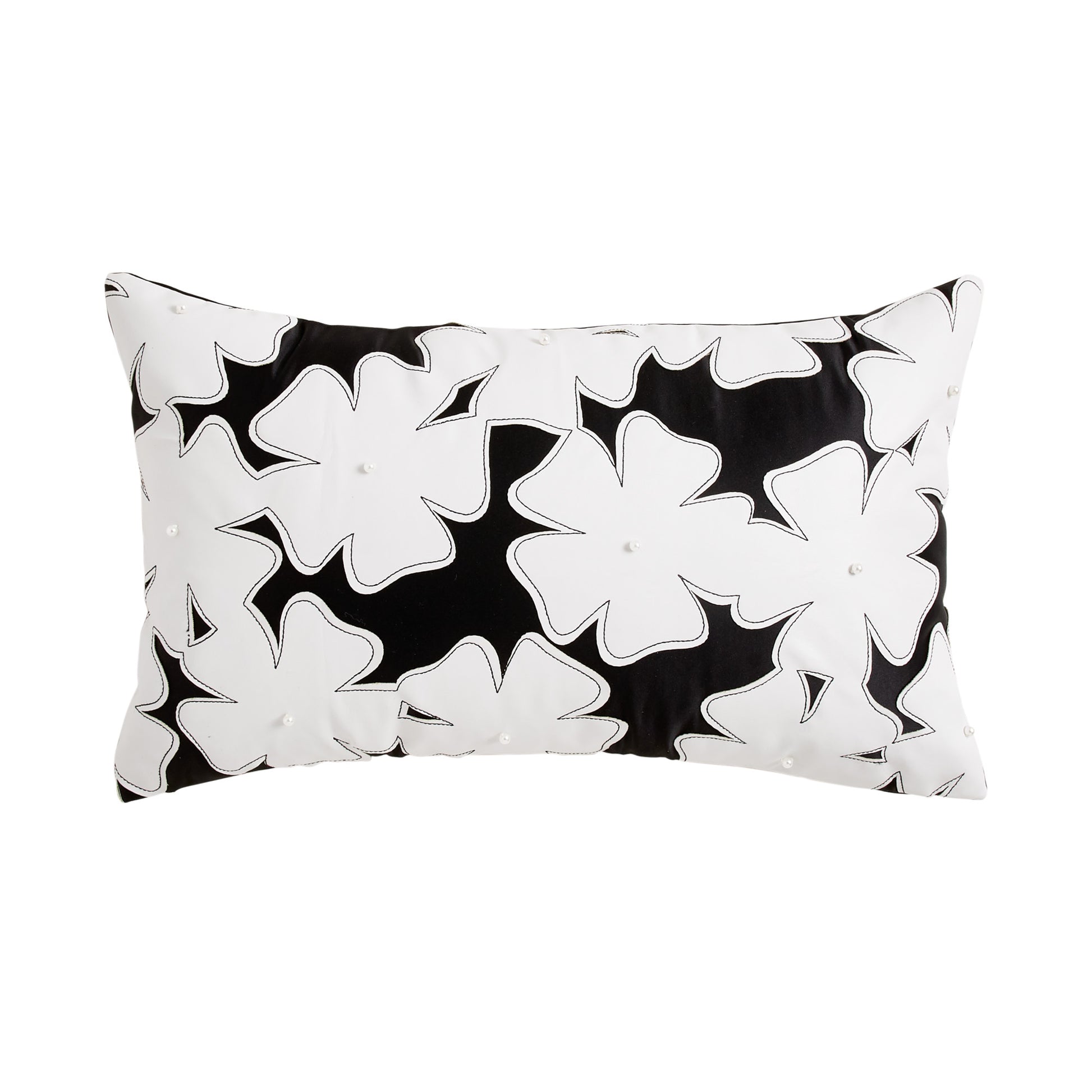 Karl Lagerfeld Paris Cutout Floral Decorative Pillow