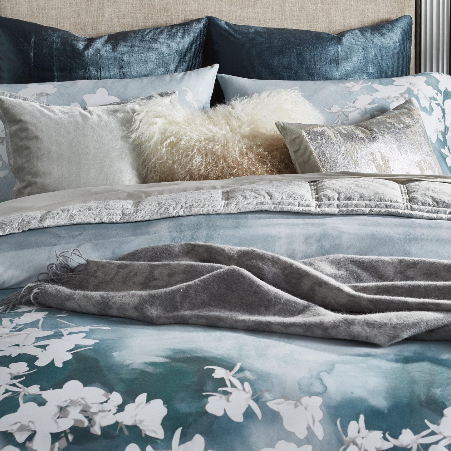 Michael Aram Orchid Sky Duvet Bedding Collection