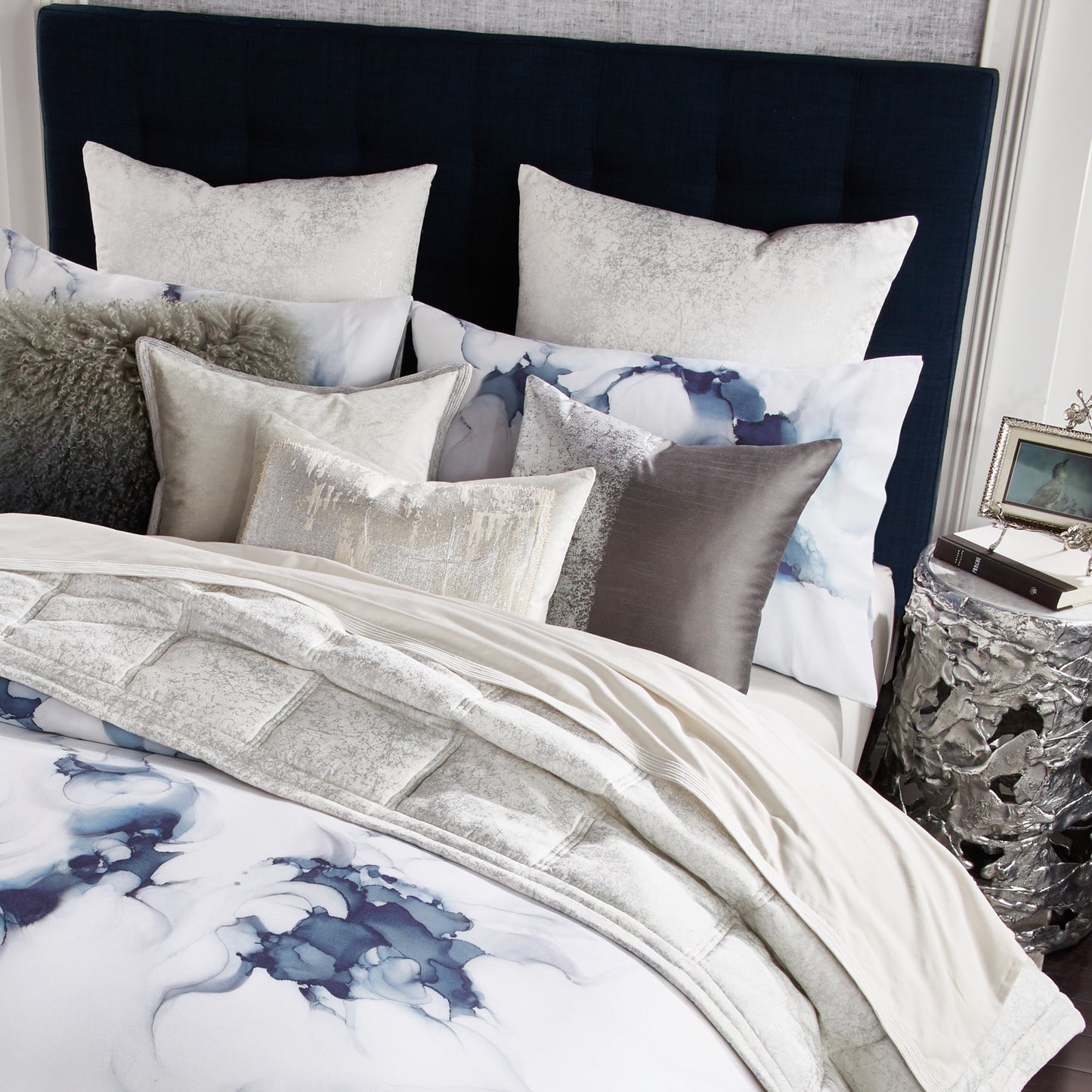 Michael Aram Blue Mist Duvet Bedding Collection