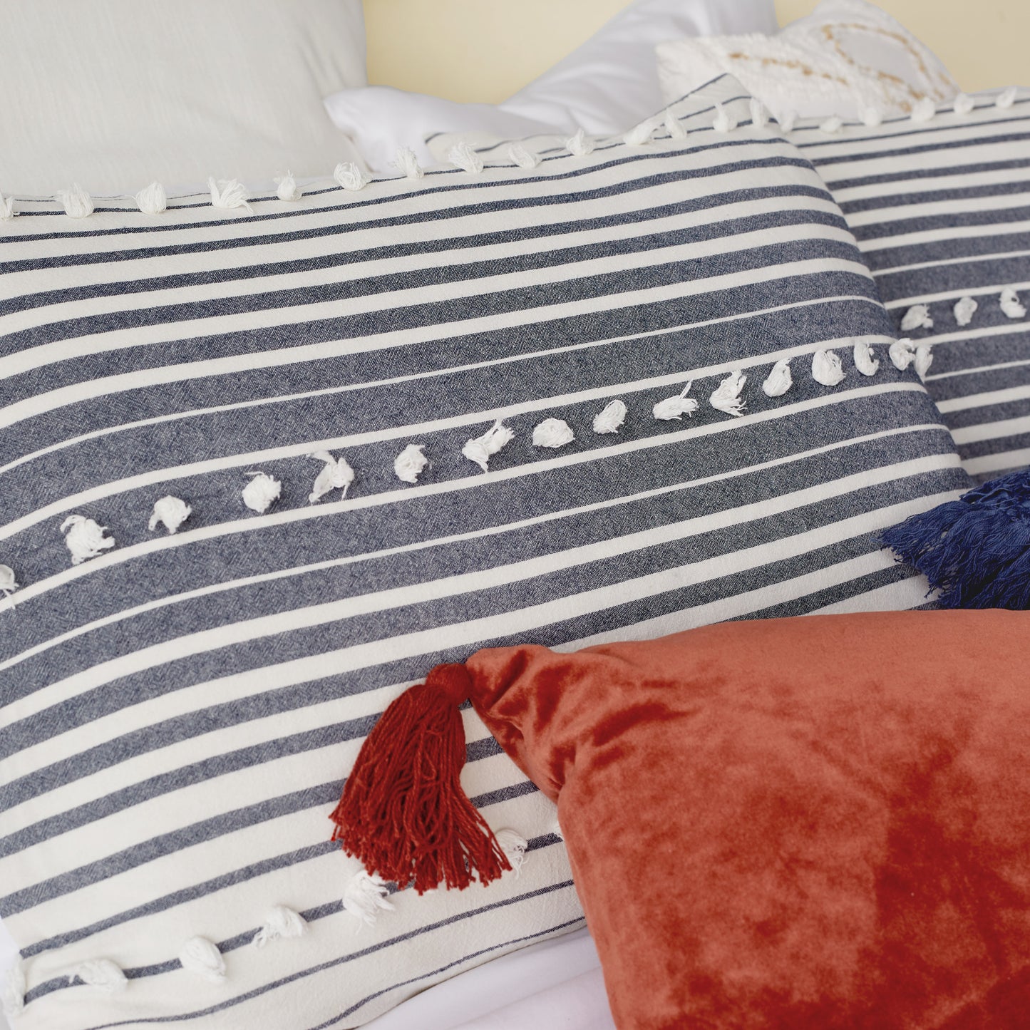 Peri Home Yarn Dyed Tufted Stripe Comforter Set