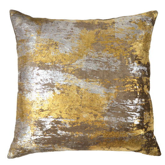 Michael Aram Distressed Metallic Velvet Decorative Pillow
