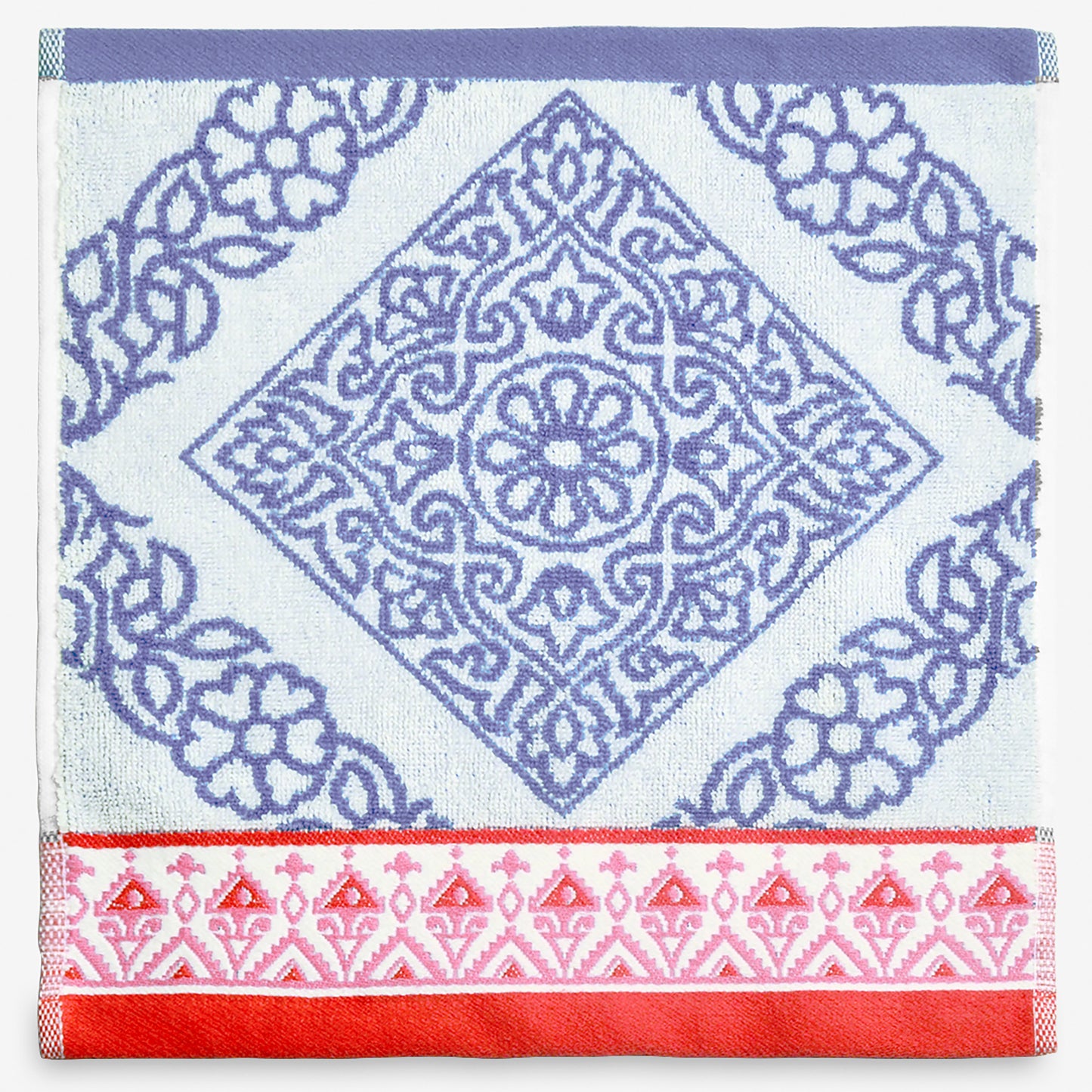 John Robshaw Mitta Periwinkle Wash Cloth Towel Collection