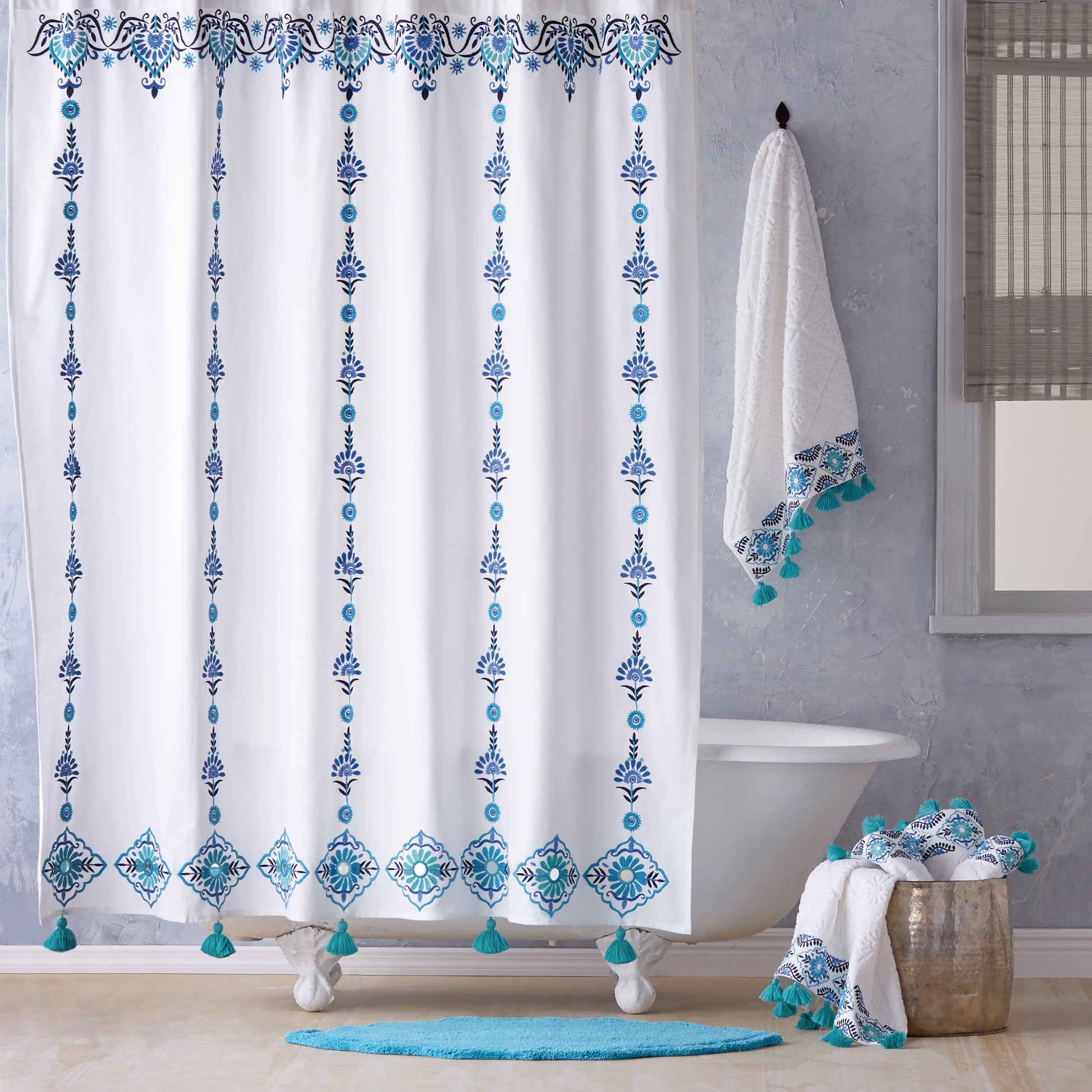 John Robshaw Aloka Blue Collection