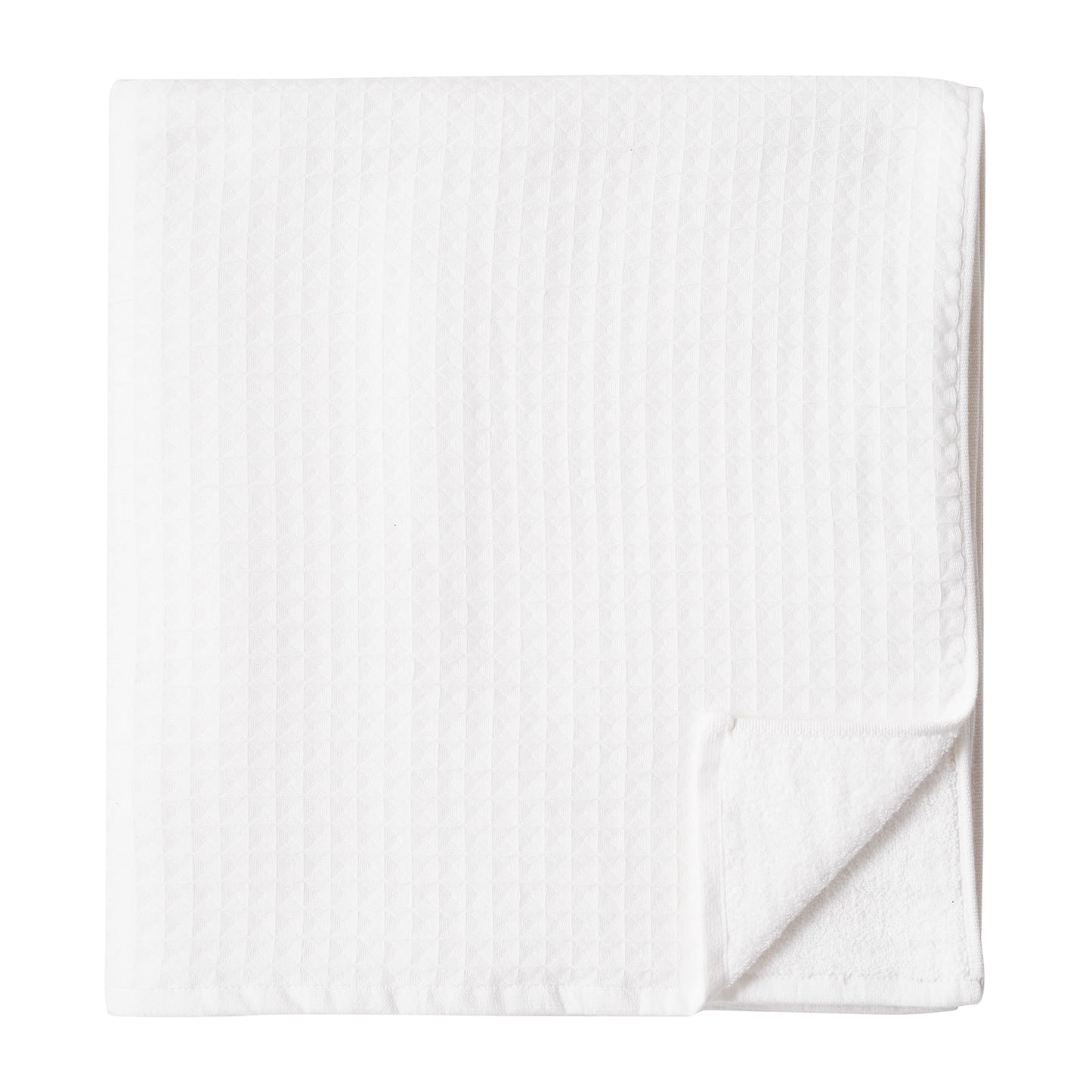 Uchino Waffle Twist Towel White