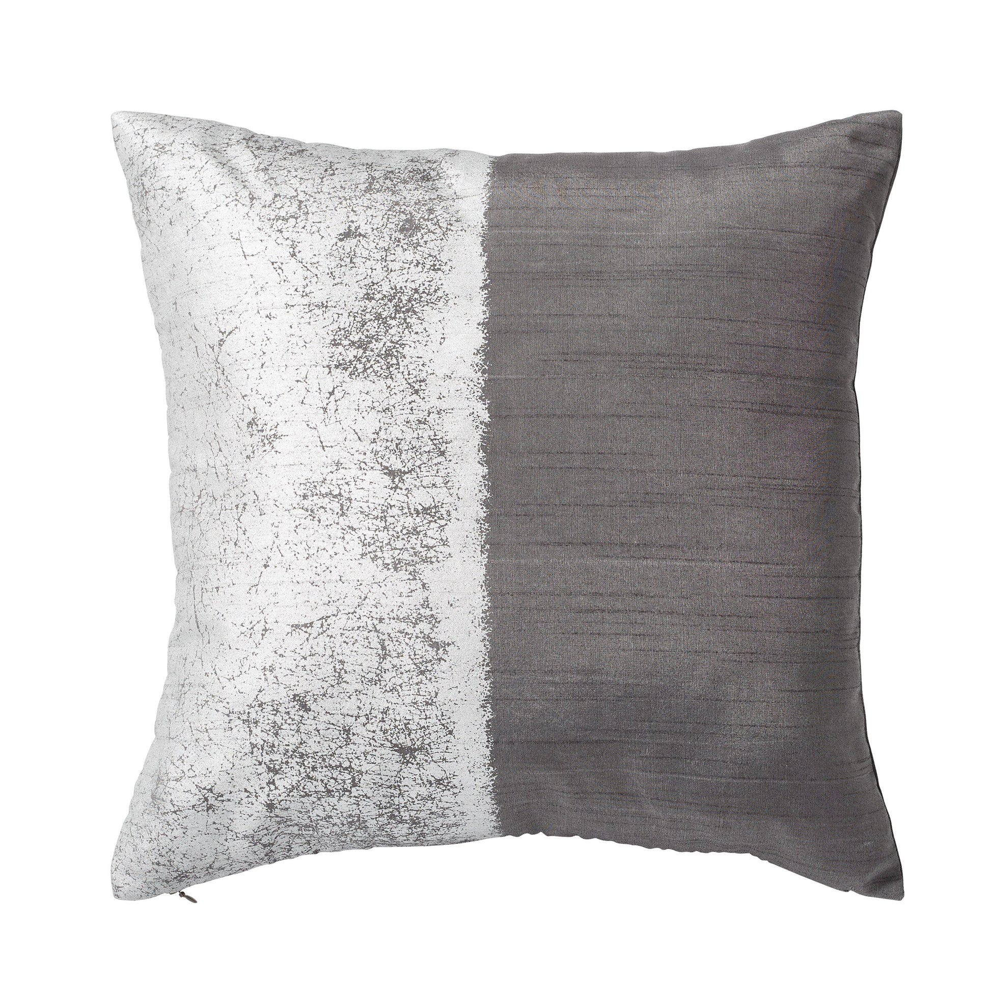 Michael Aram Metallic Texture Decorative Pillow Grey