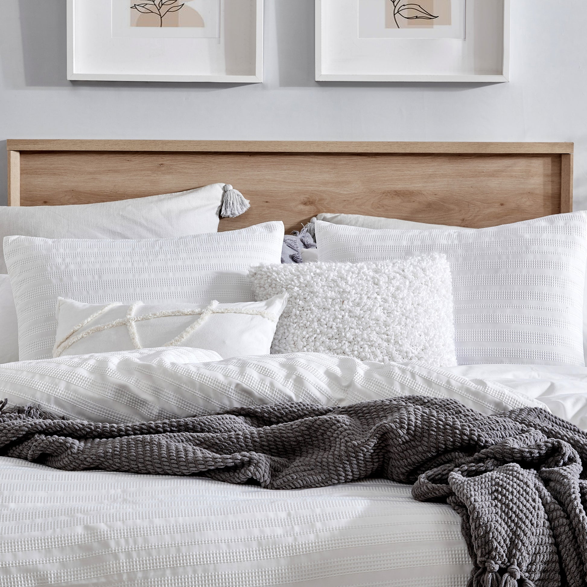 Loft Style Waffle Stripe Bed in a Bag