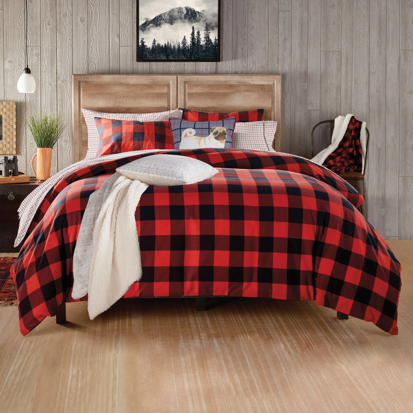 G.H. Bass & Co. Buffalo Check Duvet Set