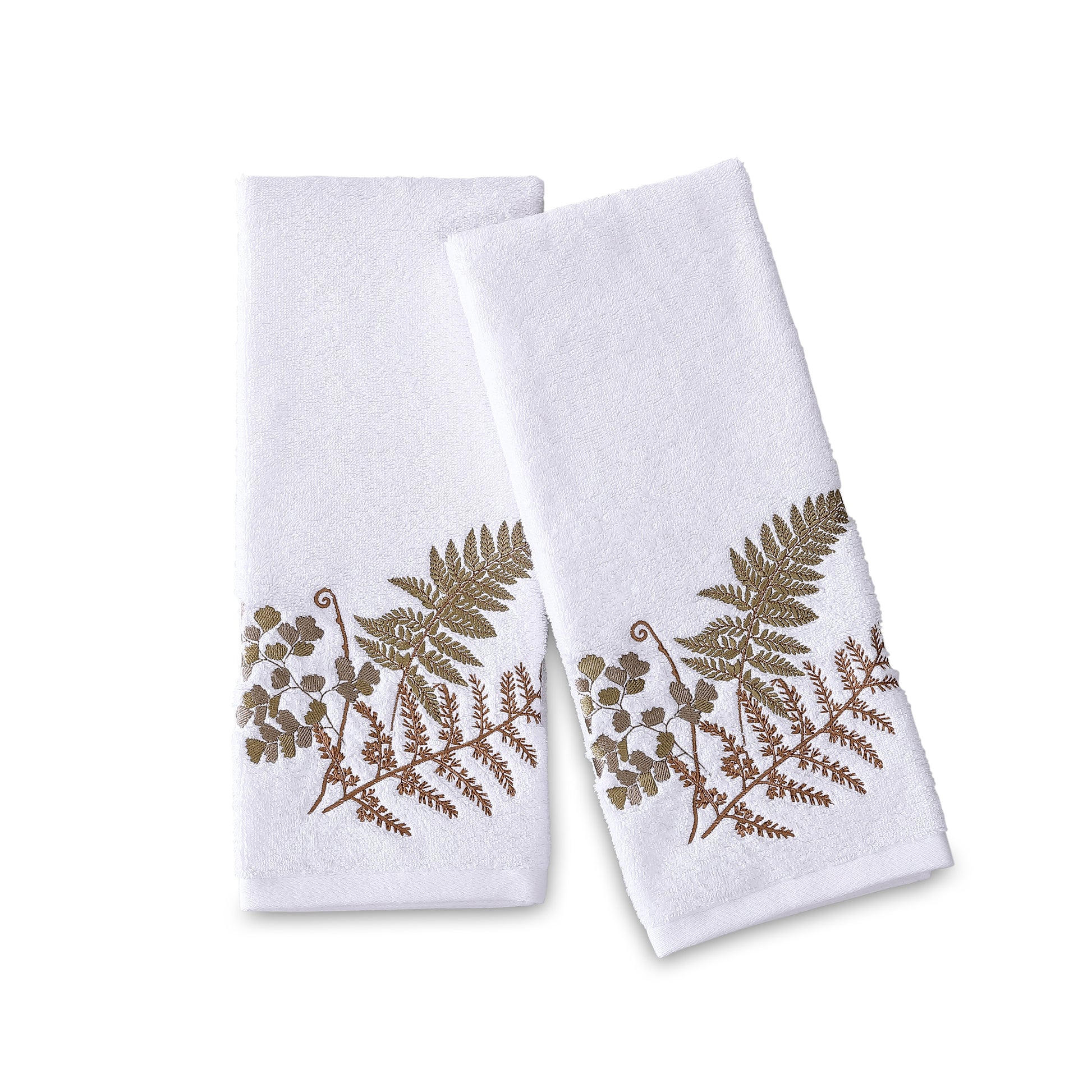 Michael Aram Orchid Blossoms Embroidered Hand Towels, Set of 2