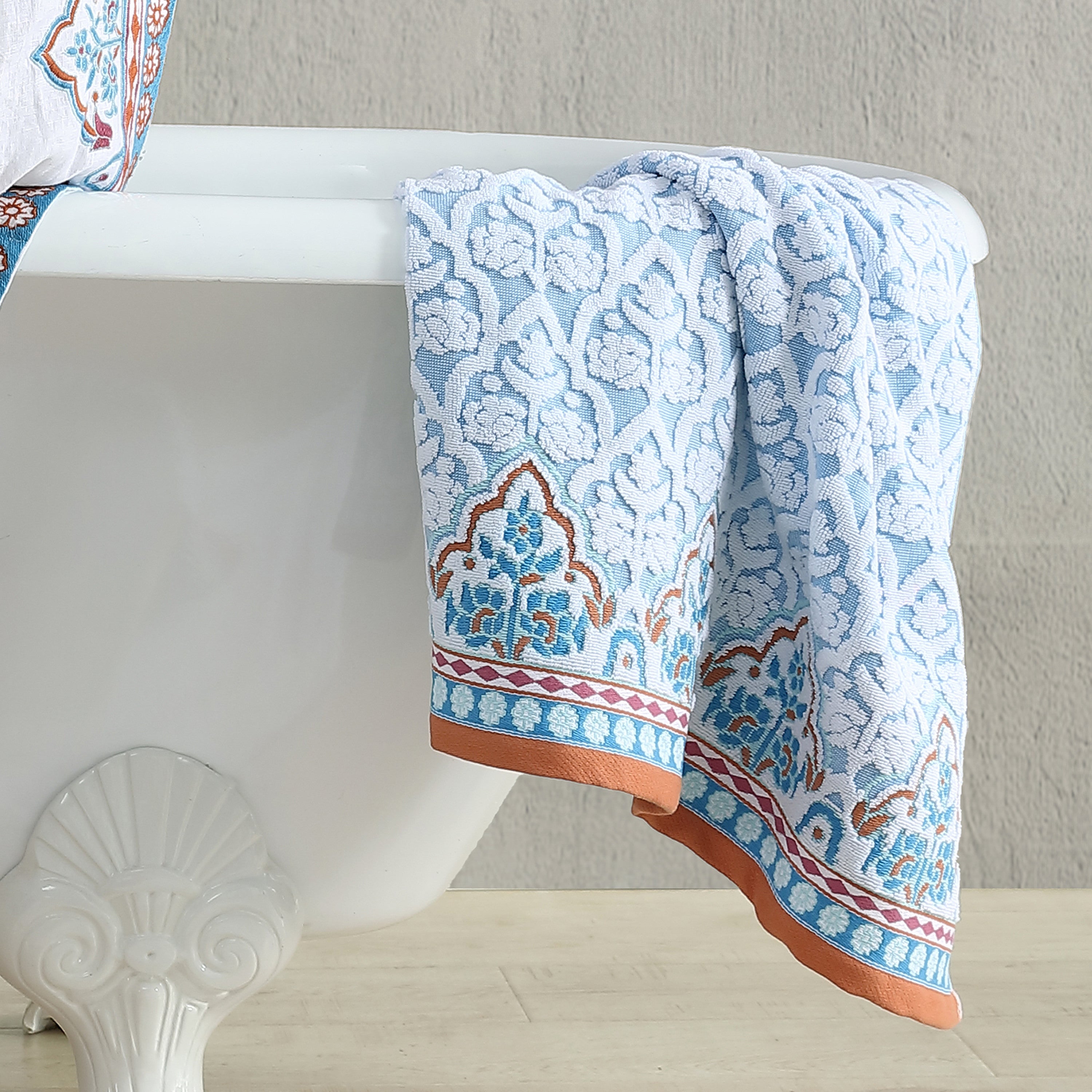 Martha stewart discount sculpted bath towels