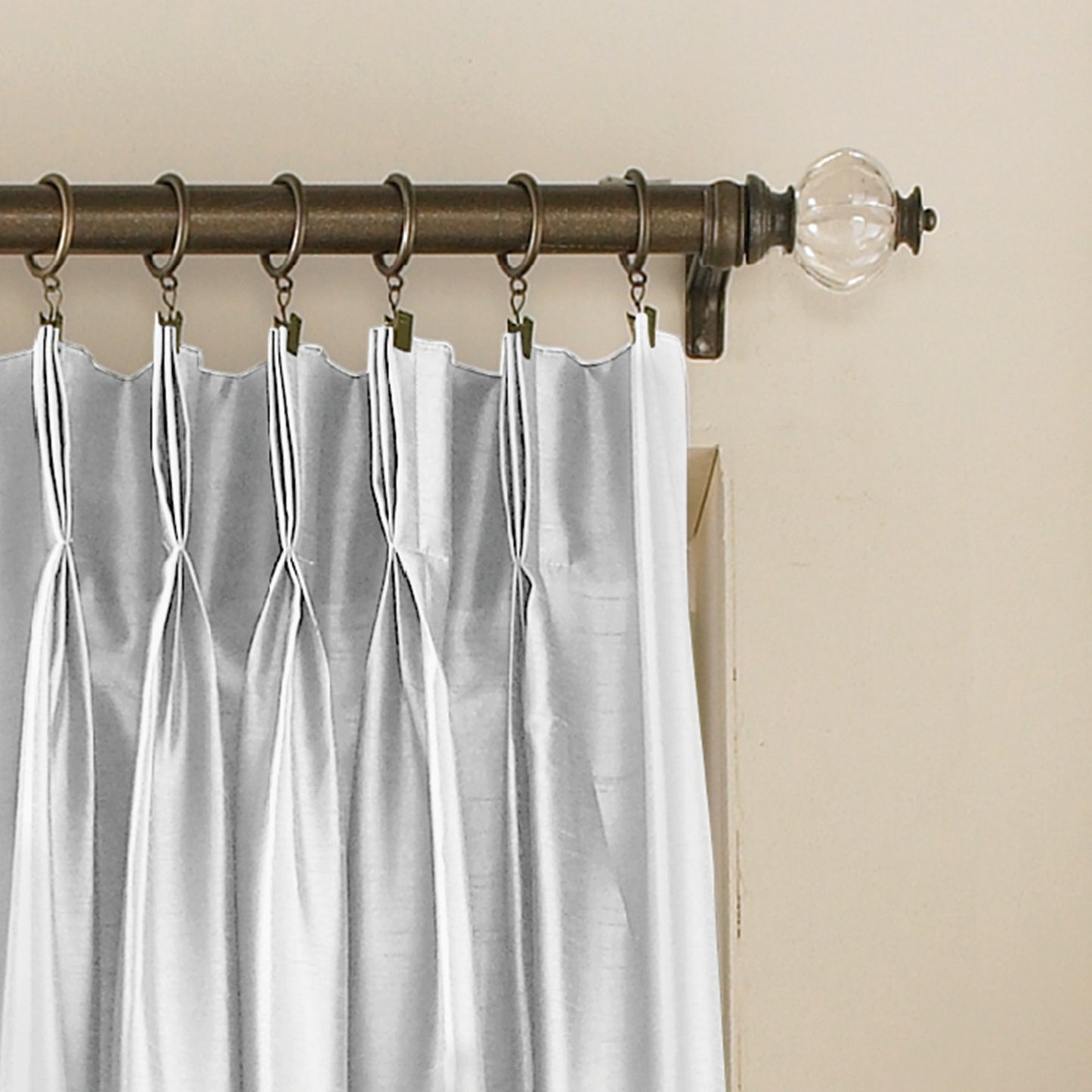 Curtainworks Marquee Window Curtain Panel White