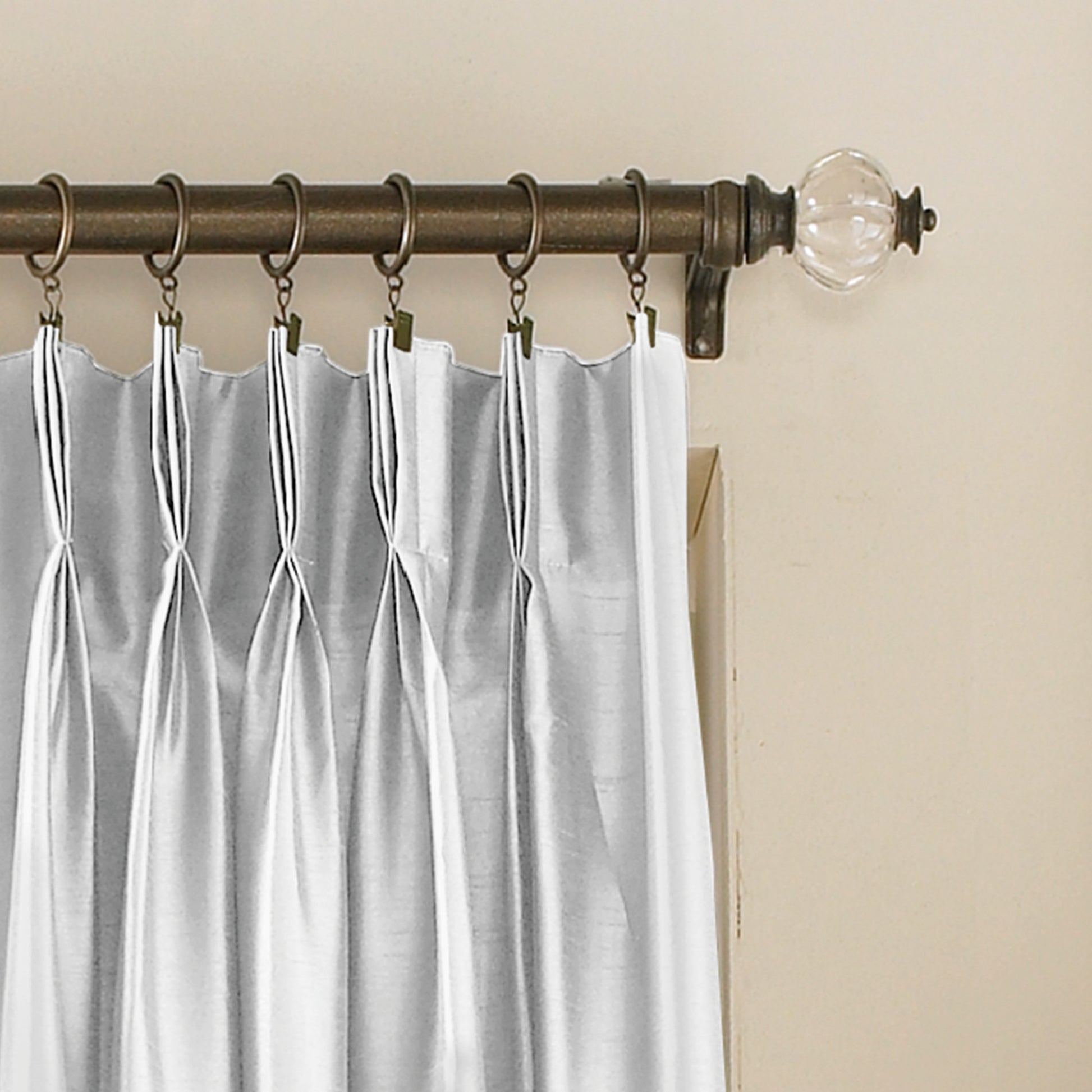 Curtainworks Marquee Window Curtain Panel White