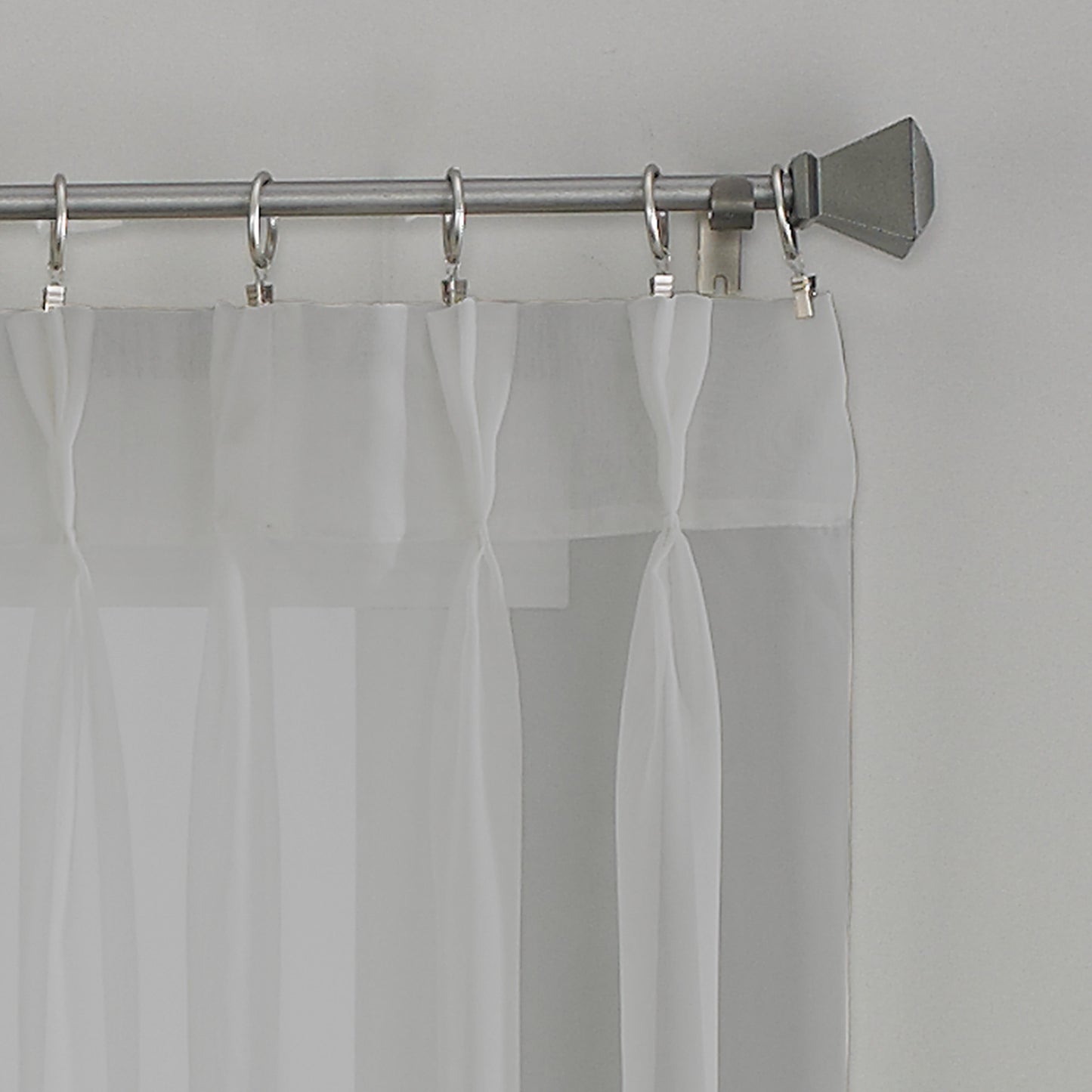 Curtainworks Soho Voile Pinch Pleat Window Curtain Panel Oyster